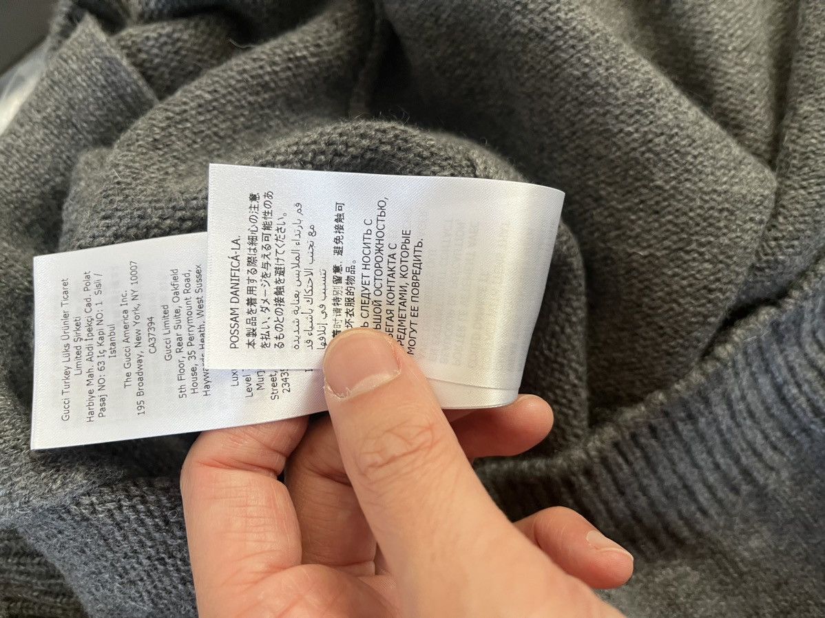 Gucci Gucci Cashmere Cardigan Size US L / EU 52-54 / 3 - 9 Thumbnail
