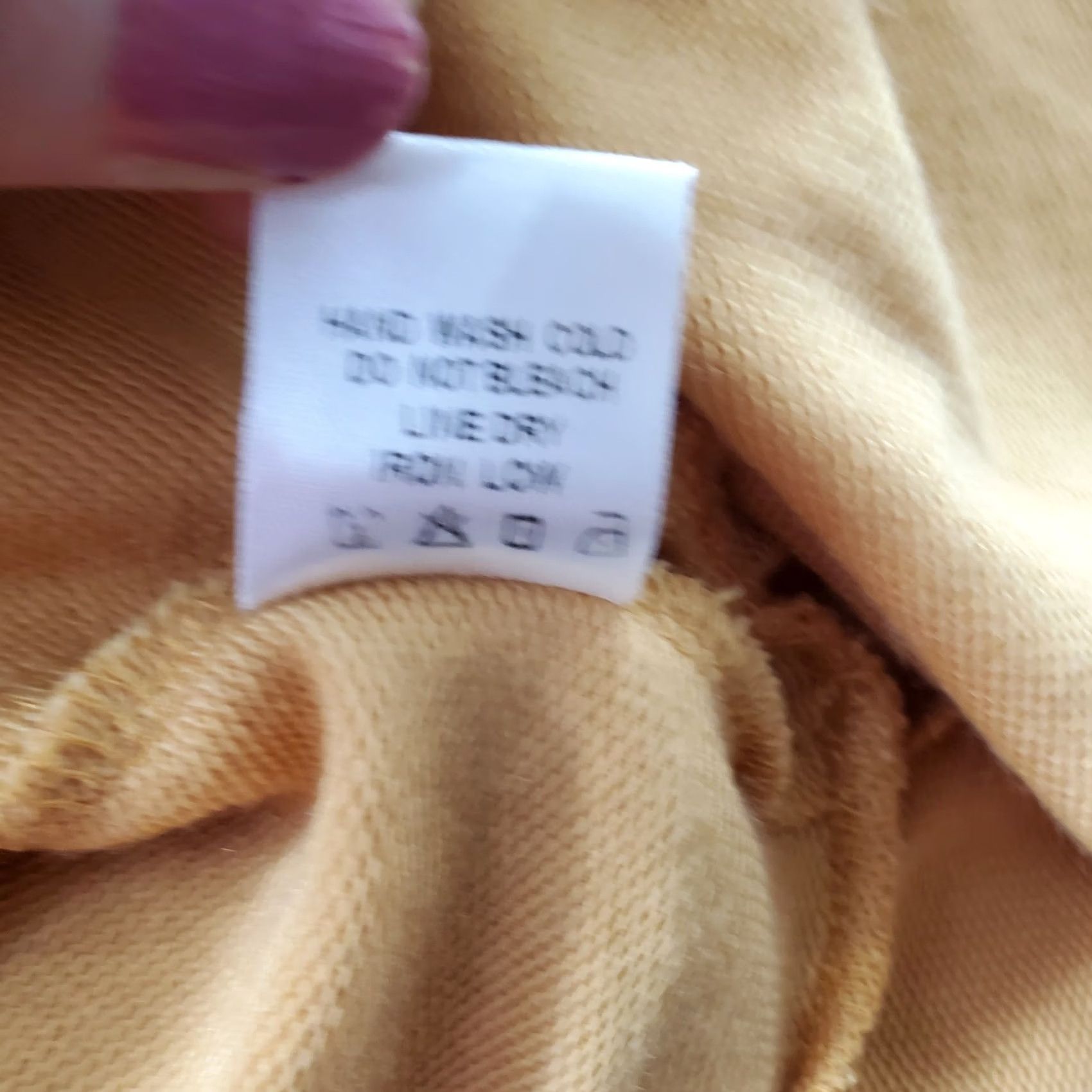 Vintage Heyson Tunic Top Womens L Yellow Stretch Peplum Hem Long Sleeve Button Front Shirt Womens Size L Yellow Size L / US 10 / IT 46 - 6 Thumbnail