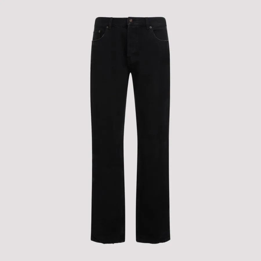 o1s1wg110125 752318 Relaxed Straight Jeans in Black