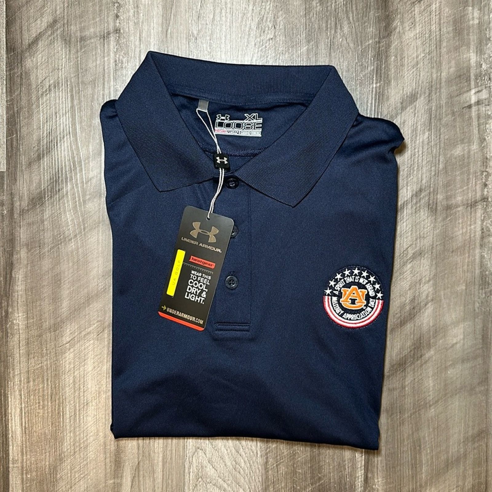 Under Armour Auburn Tigers Under Armour Military Appreciation Polo - XL Size US XL / EU 56 / 4 - 1 Thumbnail