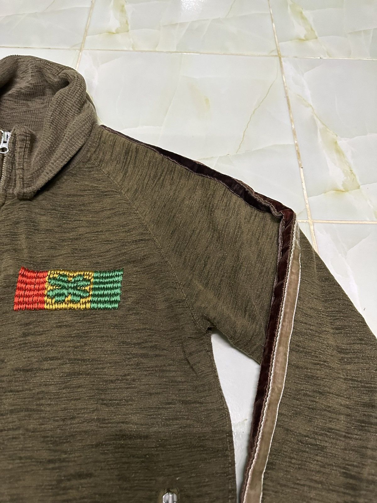 If Six Was Nine × Japanese Brand Vintage Heritage Stone Somewhere In Texas Zipper Jacket Size US S / EU 44-46 / 1 - 6 Thumbnail