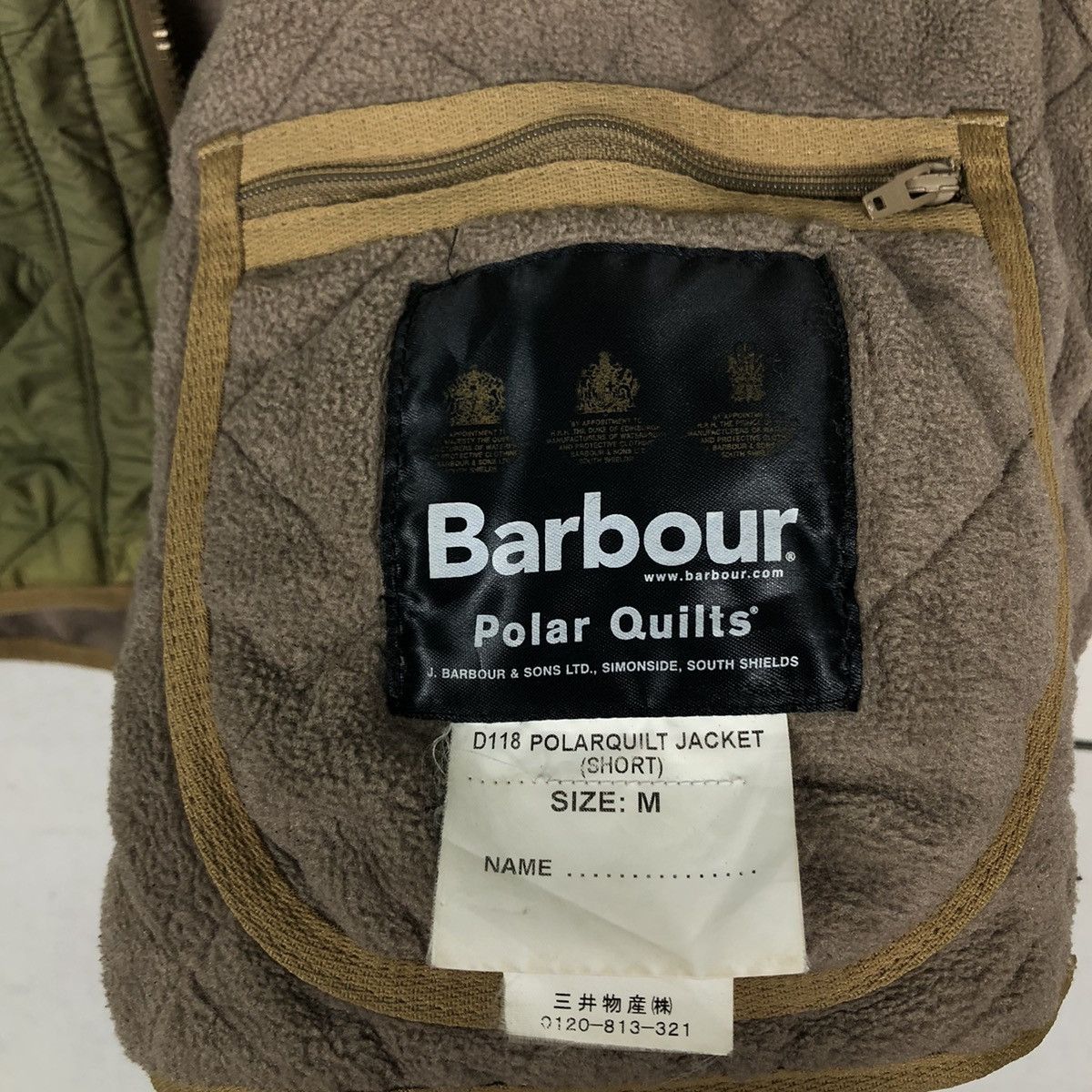 Barbour 🔥Vintage Barbour Polar Quilts Zipper Jacket Size US M / EU 48-50 / 2 - 18 Thumbnail