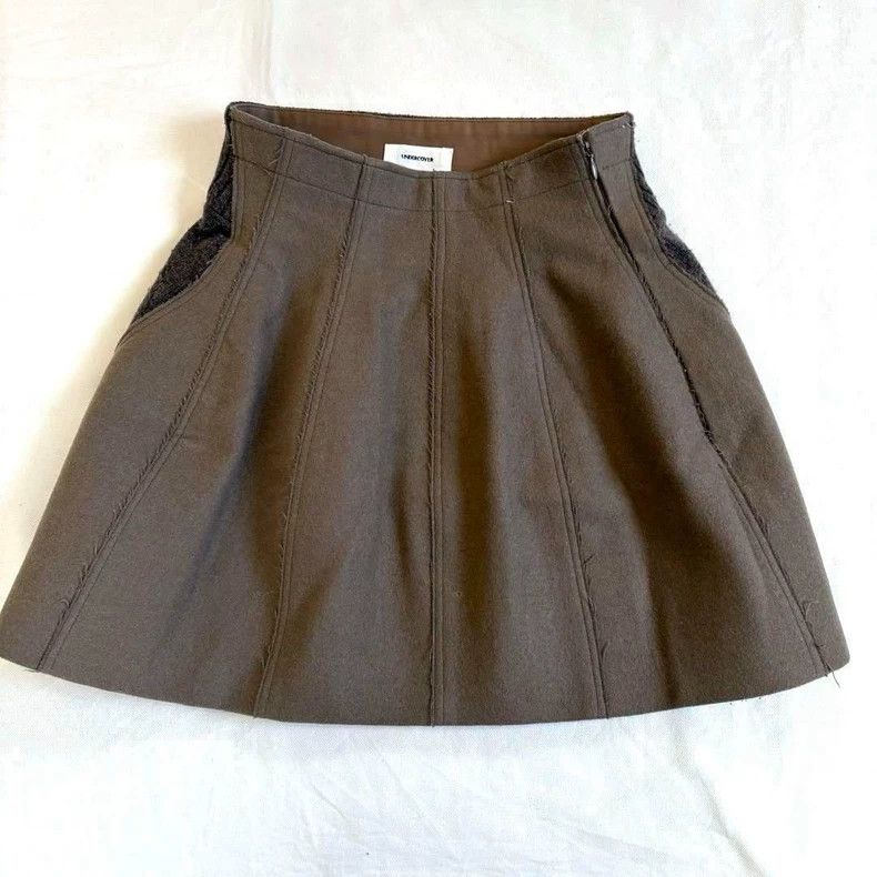 Undercover UNDERCOVER size 1 Knitted Patchwork Skirt 2505-Nextarrow Size 24" / US 00 / IT 34 - 1 Thumbnail
