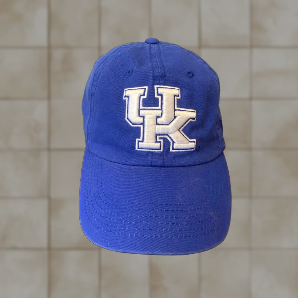 Top Of The World VINTAGE Top of the World Kentucky Wildcats Hat University Baseball Cap, Adjustable, Blue, Canvas, Men, 90s, UK Strapback Size US M / EU 48-50 / 2 - 1 Thumbnail