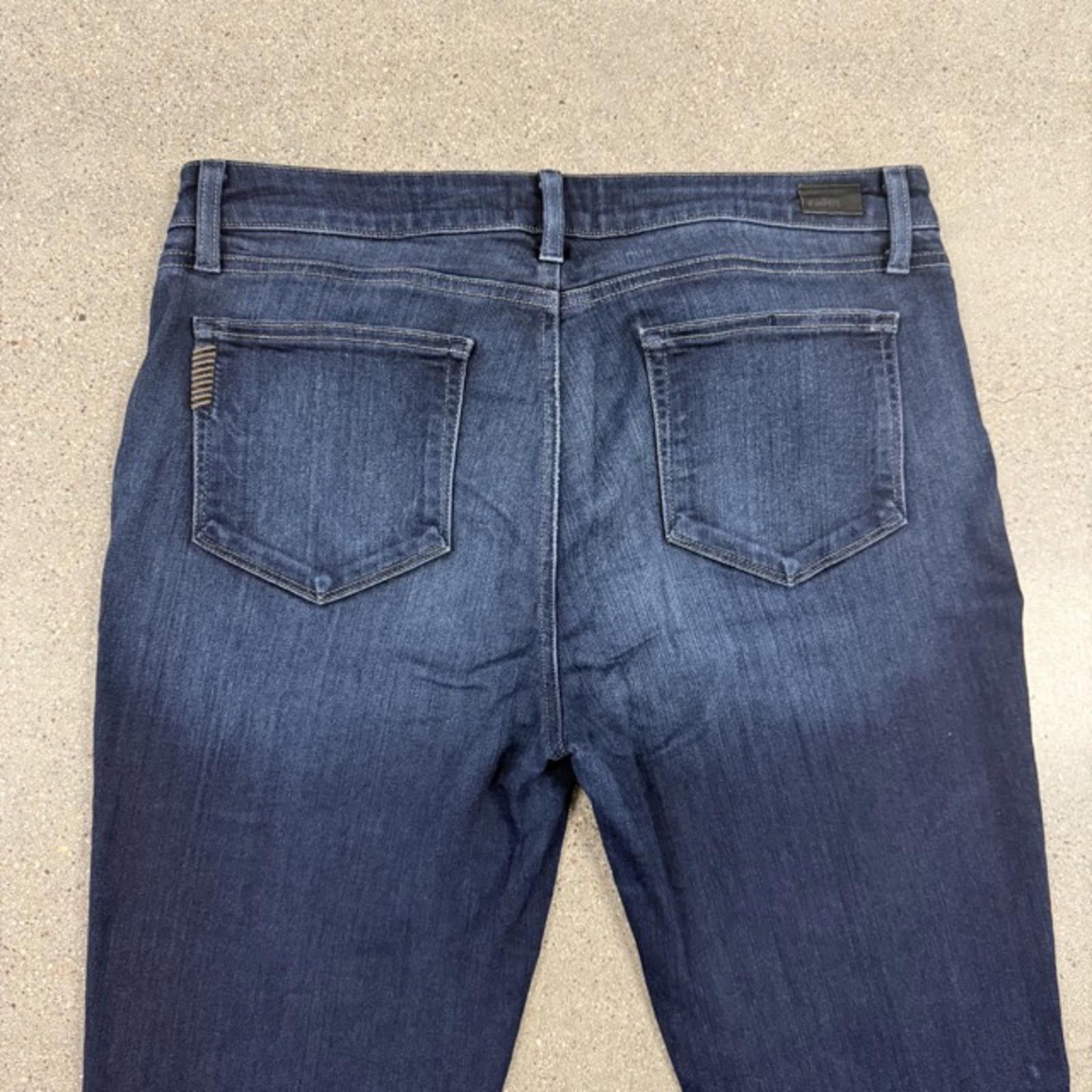 Paige NWOT Paige Skyline Skinny Jean Premium Denim Dark Wash - 32 Size 32" / US 10 / IT 46 - 9 Thumbnail