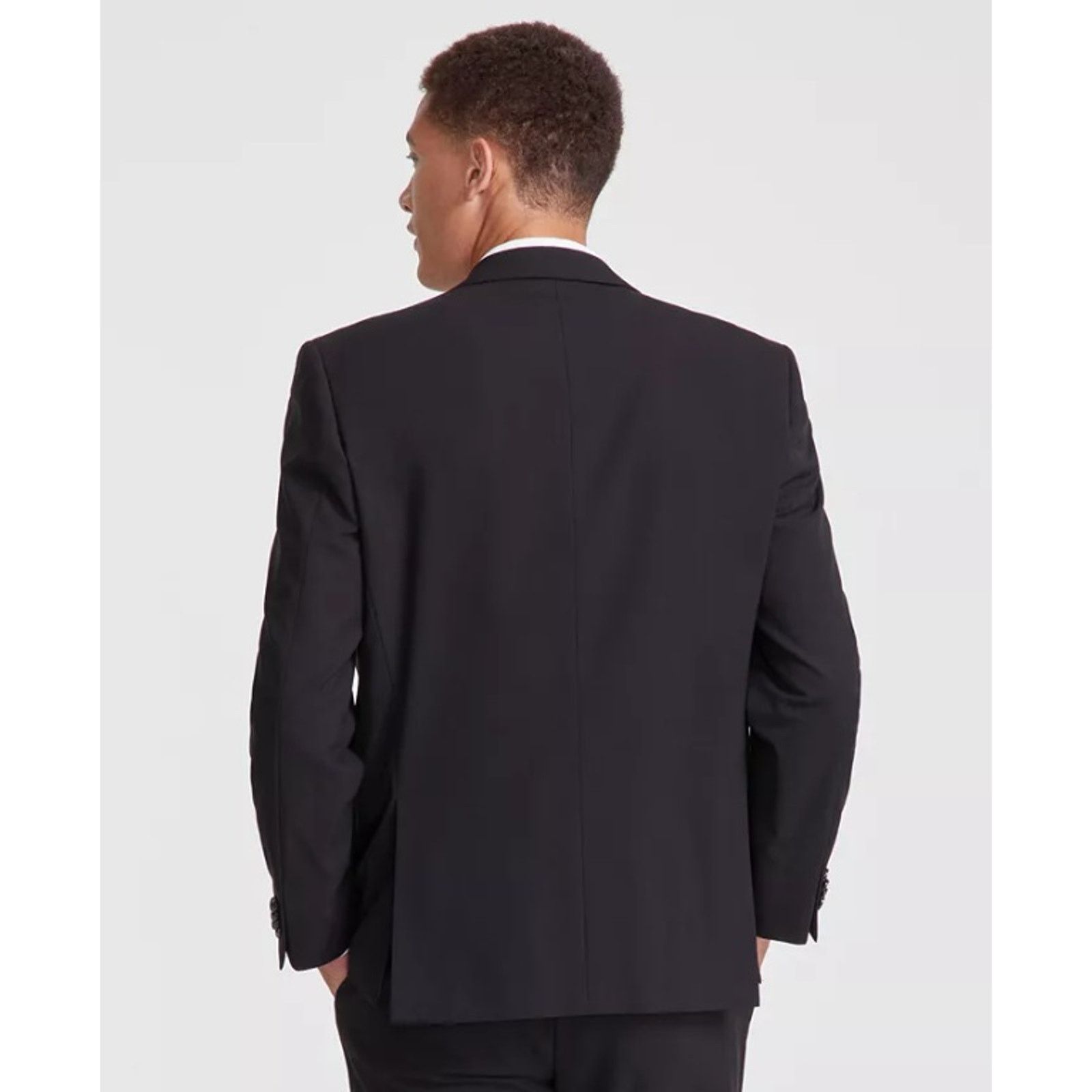 Perry Ellis Perry Ellis Men's Black Modern Classic Suit Blazer Size 36R Size 36R - 2 Thumbnail