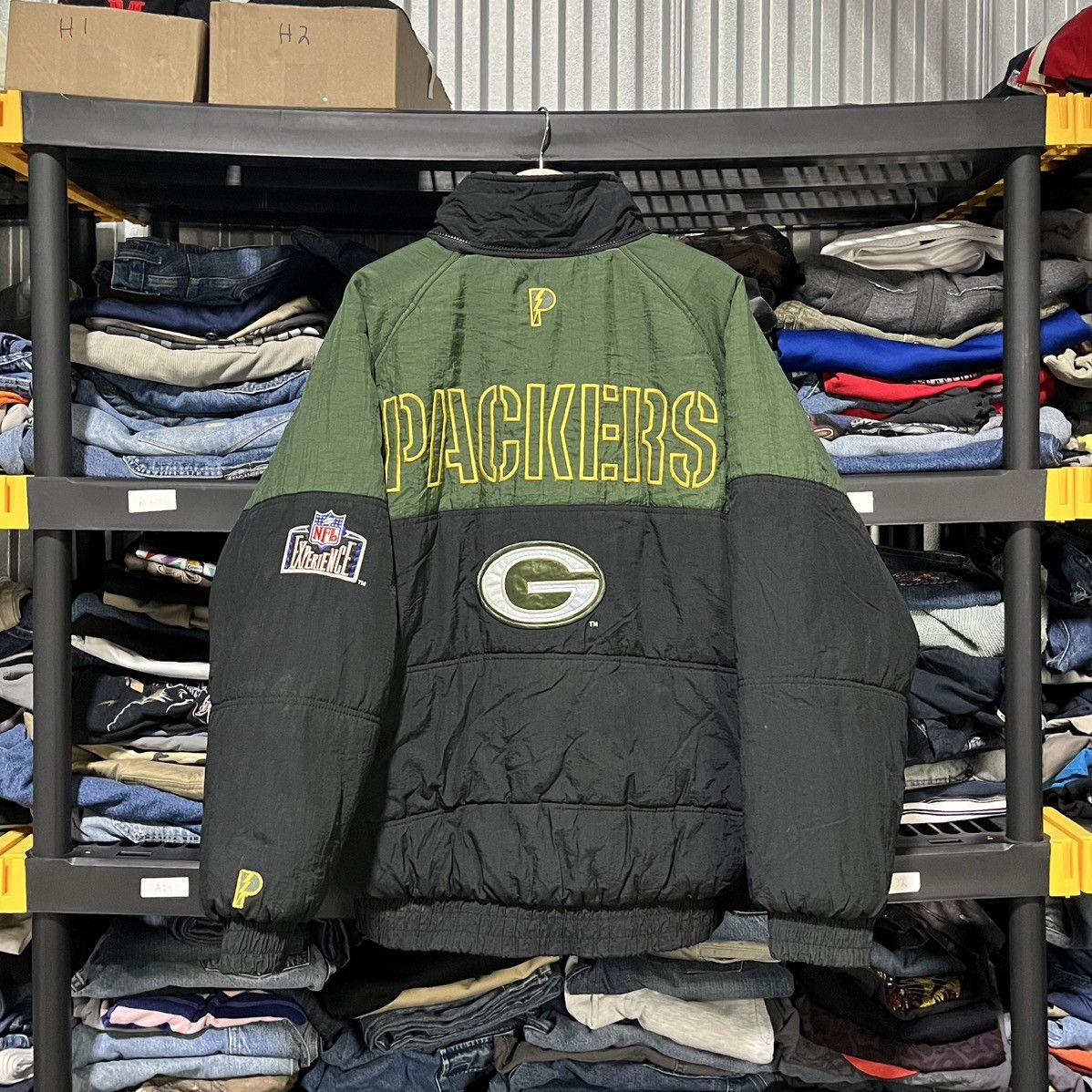 Pro Player Vintage 90s Green Bay Packers Pro Player Puffer Jacket XL Size US XL / EU 56 / 4 - 2 Thumbnail