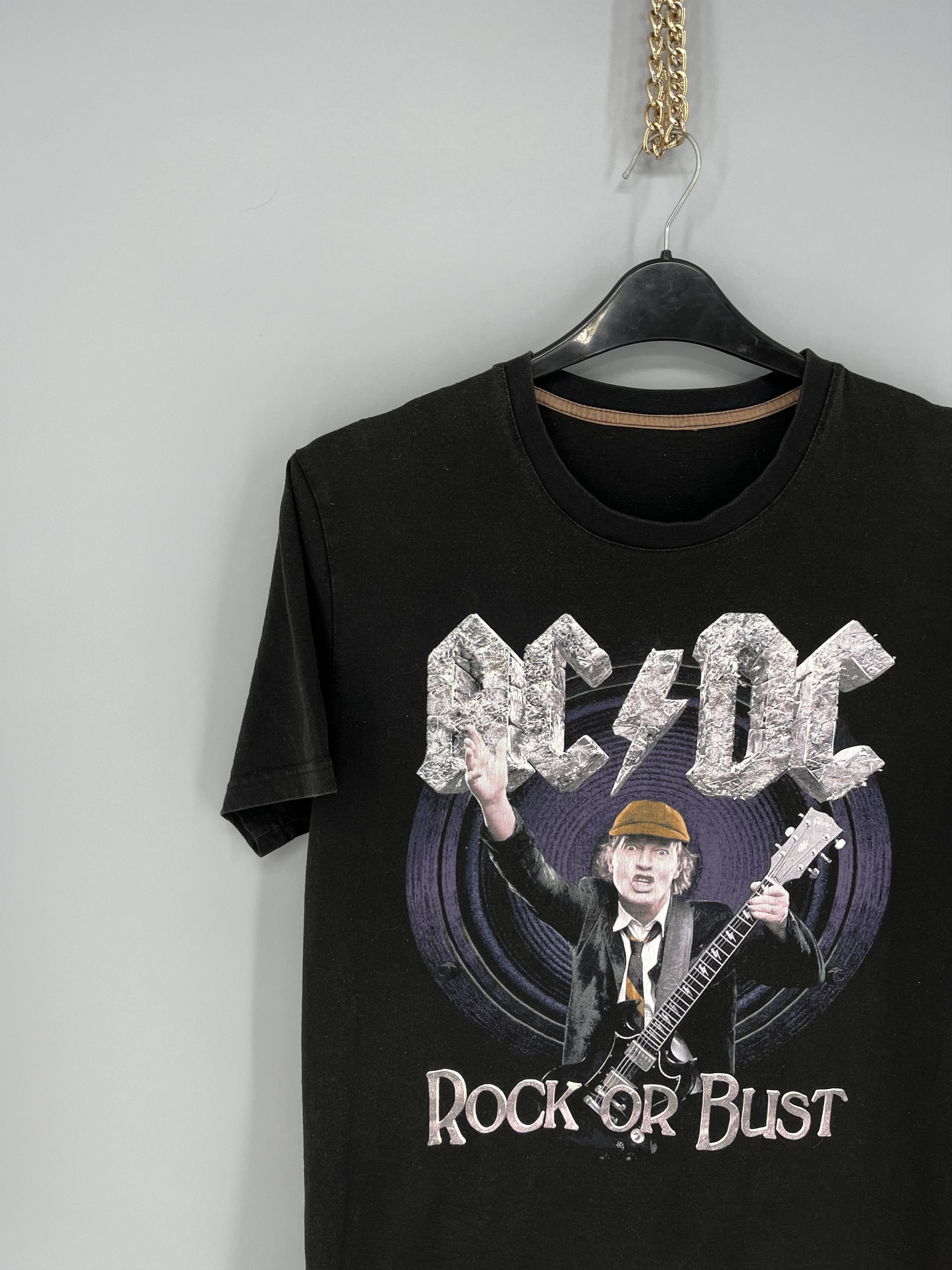 AC/DC × Band Tees Vintage Y2K AC/DC Band Rock Tour Tee Streetwear Style Size US M / EU 48-50 / 2 - 5 Thumbnail