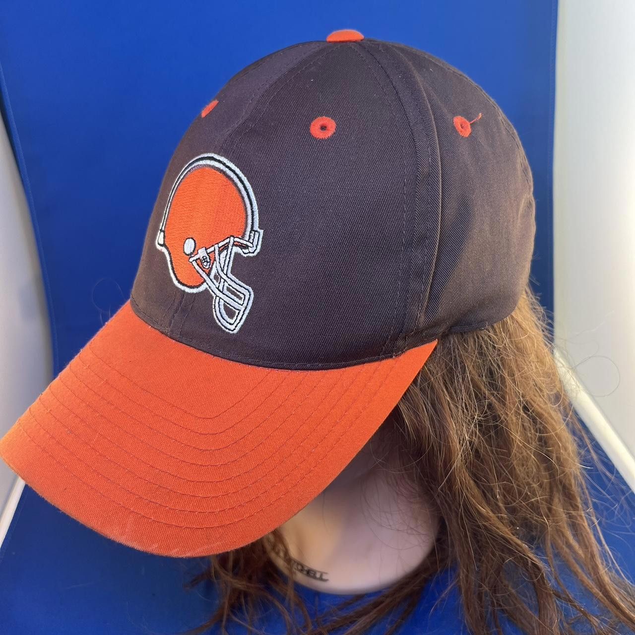 NFL Cleveland Browns Adjustable Cap - Authentic Team Hat Size ONE SIZE - 3 Thumbnail
