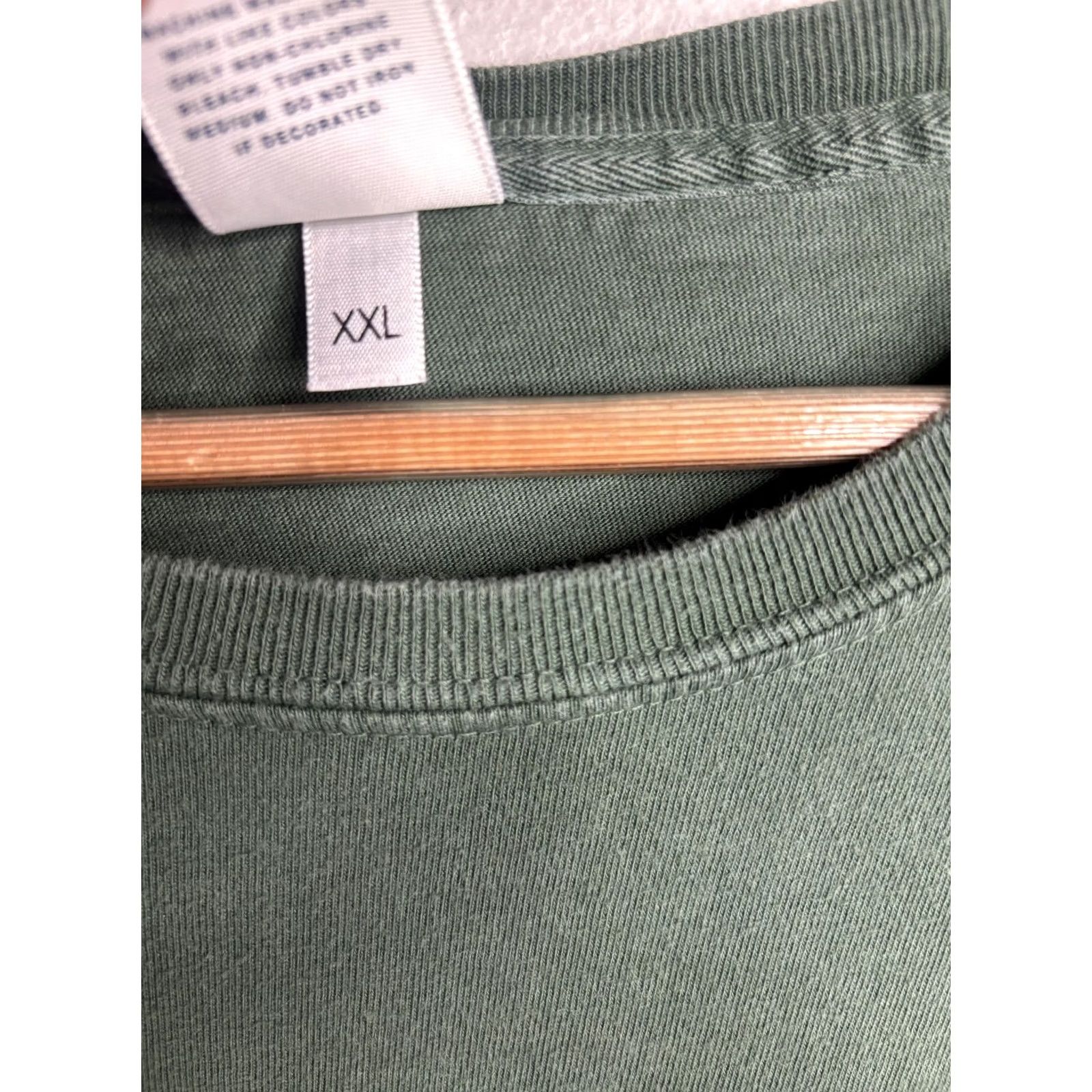 Noah NOAH Shirt Mens 2XL Green Long Sleeve Pocket Tee Logo 100% Cotton Made USA Size US XXL / EU 58 / 5 - 5 Thumbnail