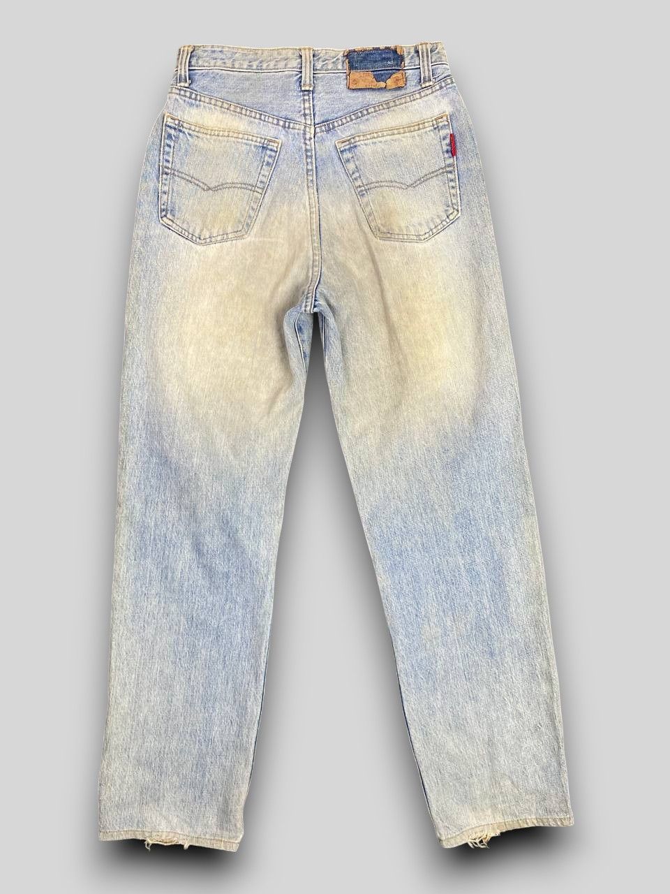 Japanese Brand vintage bue way japan distressed denim nice design Size US 28 / EU 44 - 2 Thumbnail