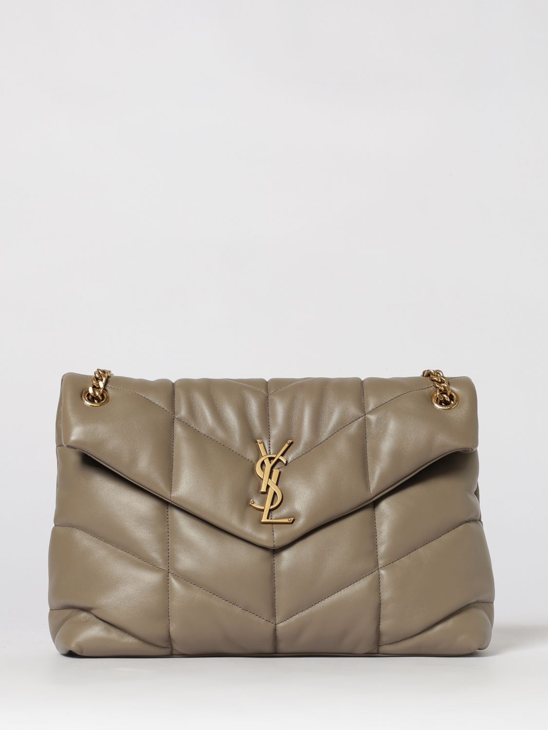 Saint Laurent Paris Saint Laurent Shoulder Bag Woman Beige Size ONE SIZE - 1 Thumbnail