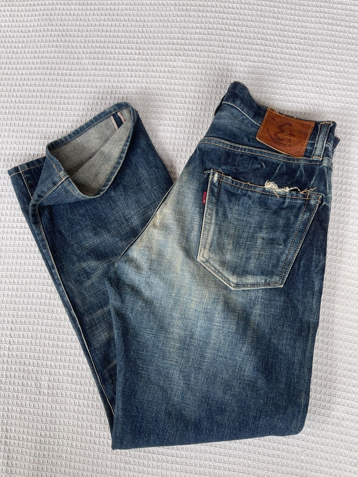 Eternal Last Drop🔥Rare🔥Vintage ETERNAL JAPAN Selvedge Denim Jeans Size US 31 - 3 Thumbnail