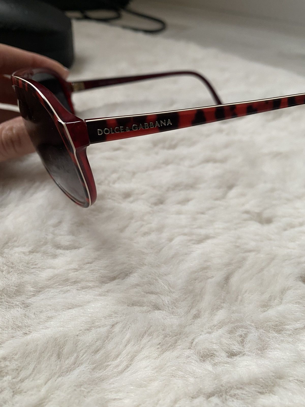 Dolce & Gabbana Dolce&Gabbana vintage red black glasses Size ONE SIZE - 4 Thumbnail