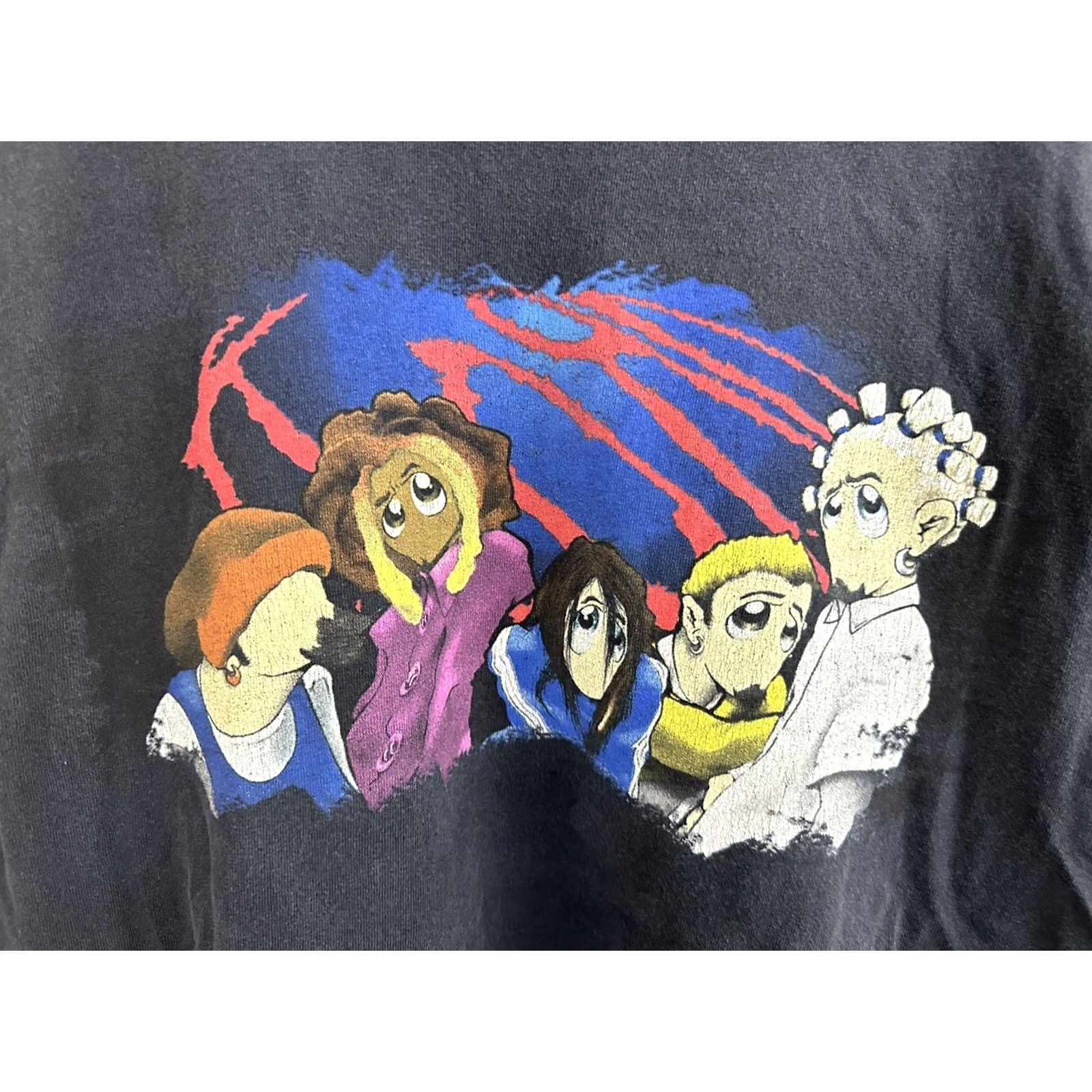 Thrasher VTG Giant Band T-Shirt Long Sleeve XL Black Mens Distressed Cartoon Animated Korn Concept Size US XL / EU 56 / 4 - 5 Thumbnail