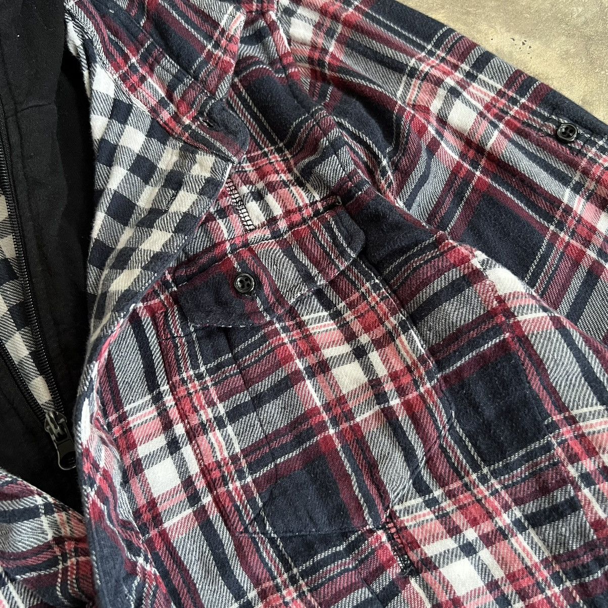 PPFM 2000s PPFM Vkei Style Double Layered Hooded Button up Shirt Size US M / EU 48-50 / 2 - 5 Thumbnail