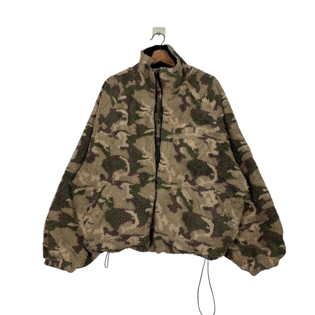 Vintage SEDAGLE Reversible Deep Pile Camo Fleece Jacket #2487-C112 Size US L / EU 52-54 / 3 - 9 Thumbnail
