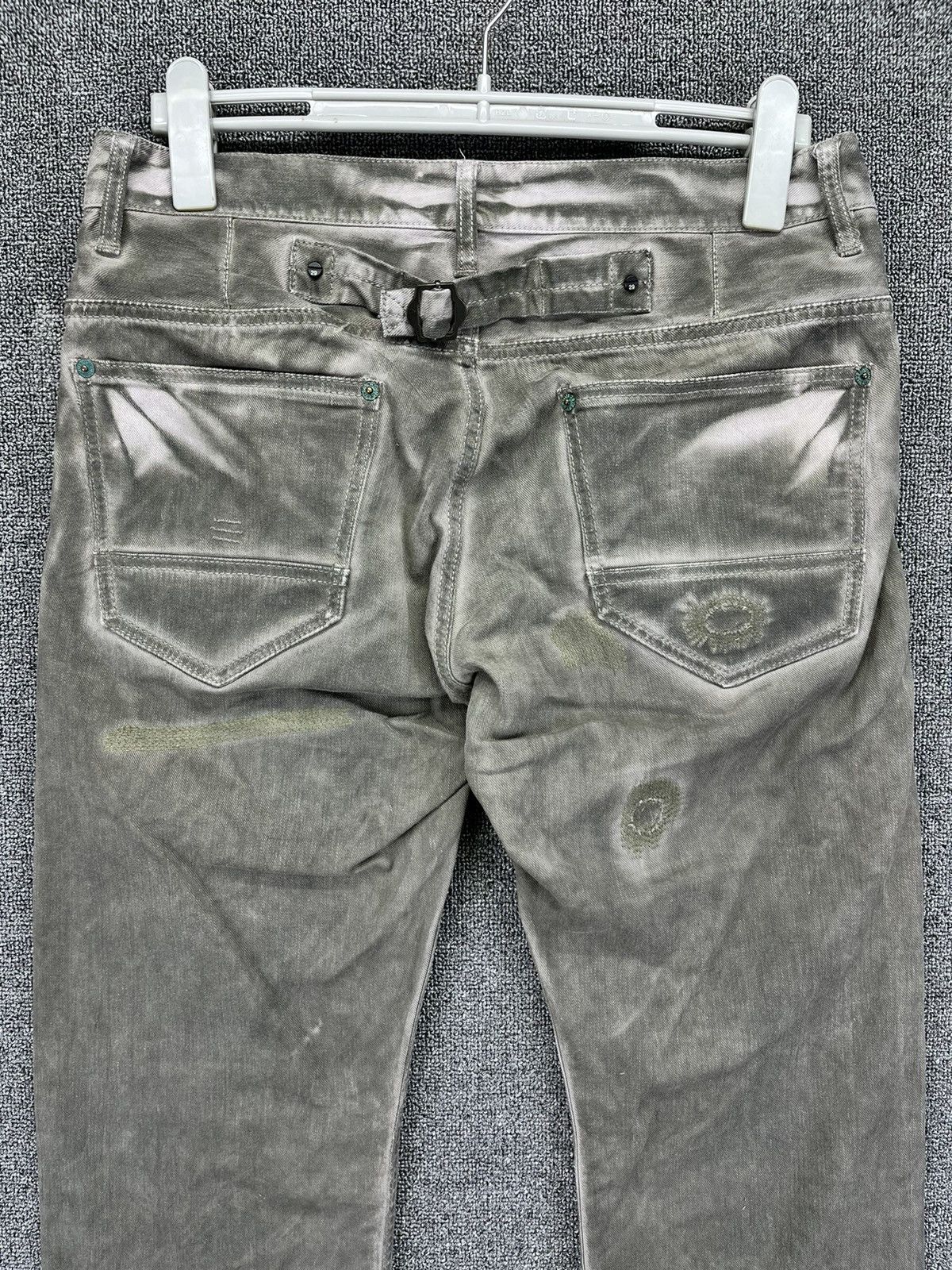 Japanese Brand Vintage 291295 Homme Punk Rare Trashed Jeans Denim Pants Size US 32 / EU 48 - 5 Thumbnail