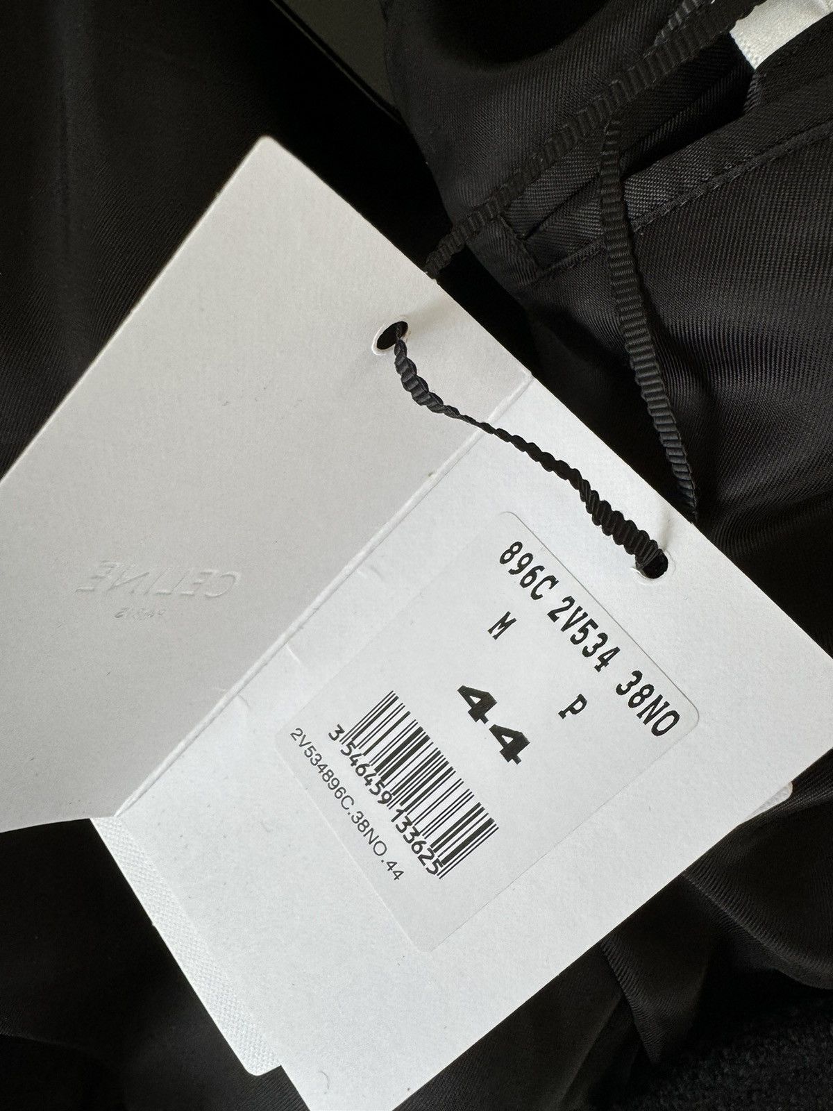 Celine × Hedi Slimane CELINE JACK TEDDY JACKET IN ARMORED WOOL BLACK 44 Size US S / EU 44-46 / 1 - 12 Thumbnail