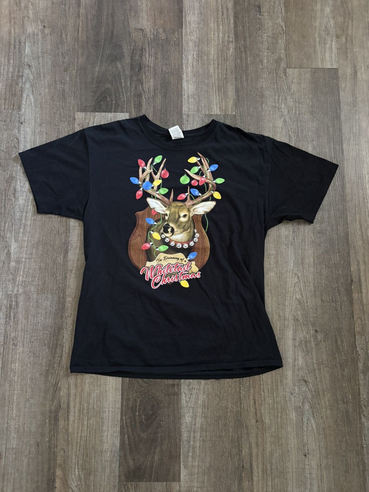Fruit Of The Loom A Whitetail Christmas Deer Joke Tee Xmas Size US L / EU 52-54 / 3 - 1 Thumbnail