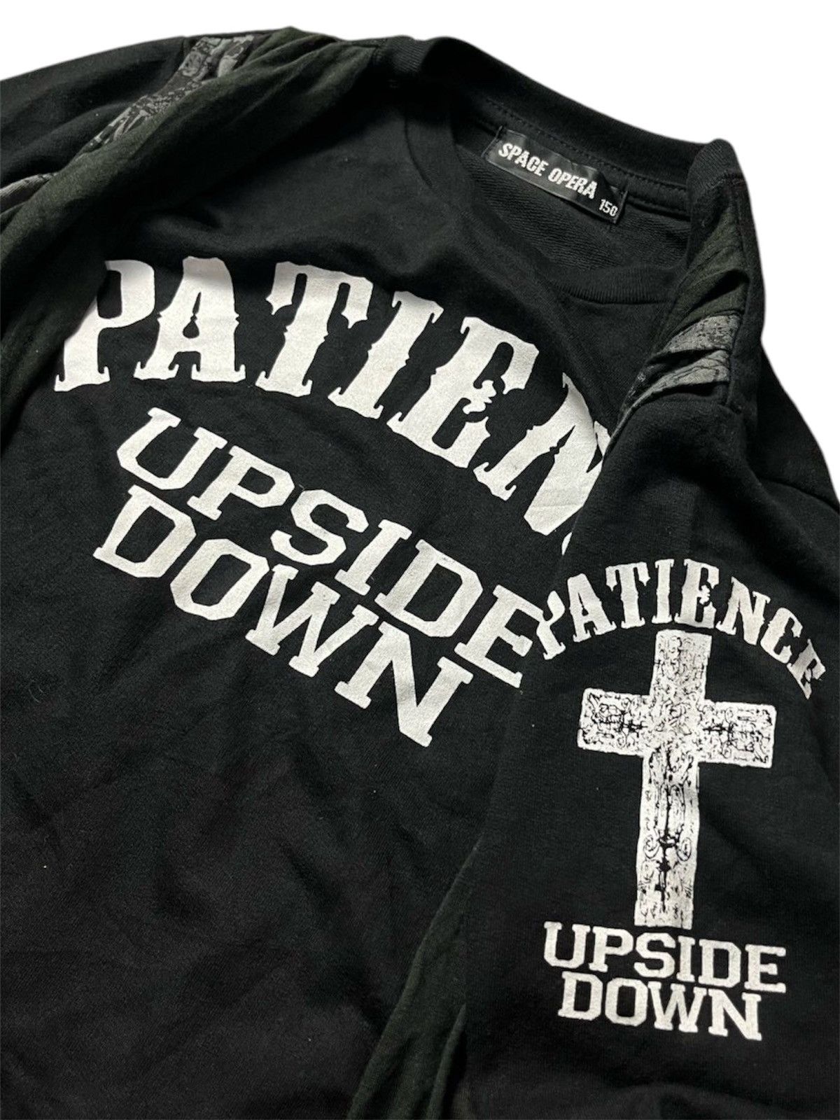 If Six Was Nine × Japanese Brand × Le Grande Bleu (L.G.B.) Space opera double layer cross skull tee Size US M / EU 48-50 / 2 - 3 Thumbnail