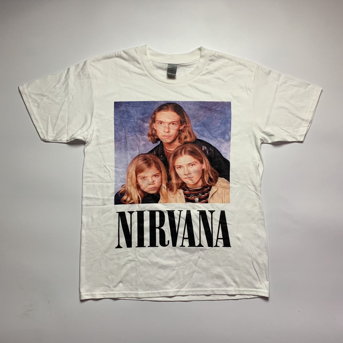 Nirvana Nirvana group trio photo tee t shirt Size US M / EU 48-50 / 2 - 1 Thumbnail