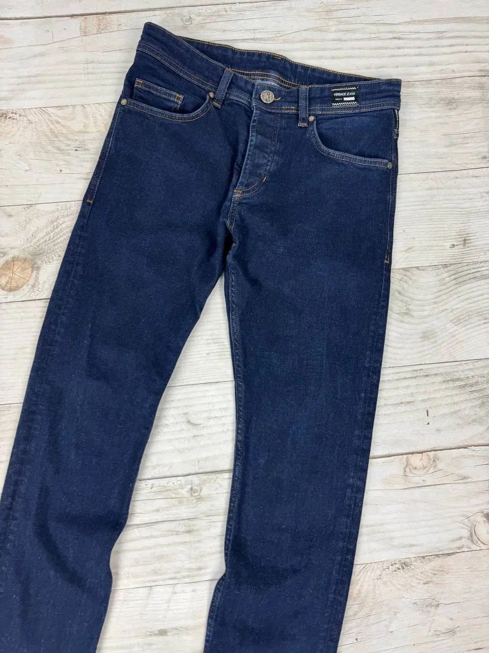 Versace Vintage Versace Jeans Skinny Fit Denim Big Logo Size US 30 / EU 46 - 13 Thumbnail