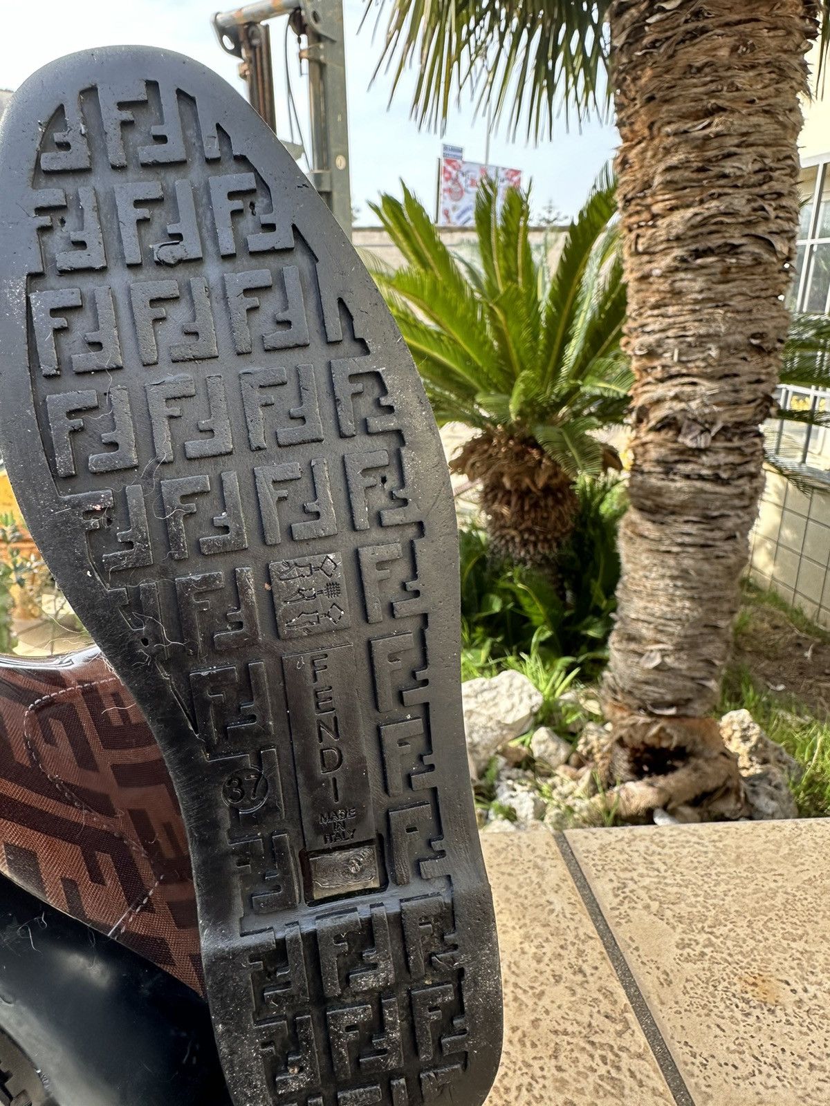 Fendi Fendi Monogram Rain Boots 37 size Size US 7 / IT 37 - 8 Thumbnail