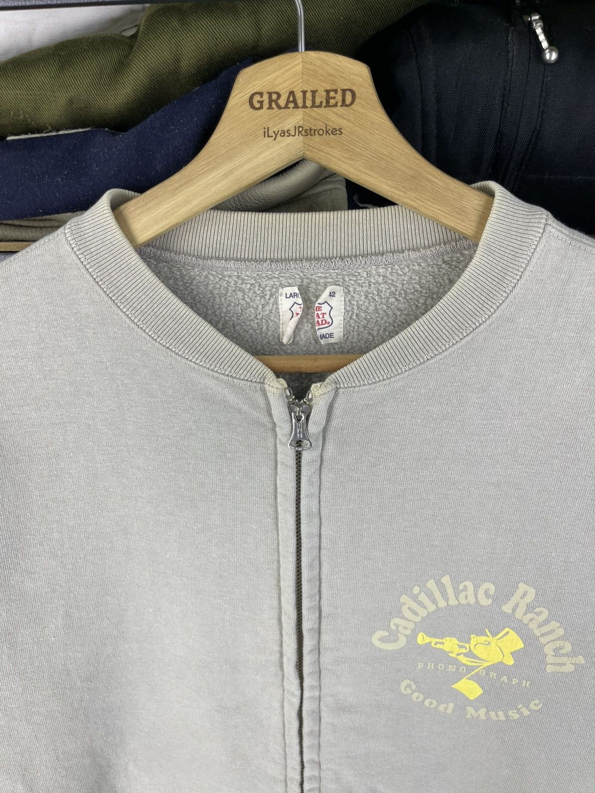 The Flat Head Vintage The Flat Heat Phono Graph Full-Zip sweatshirt Size US L / EU 52-54 / 3 - 17 Thumbnail