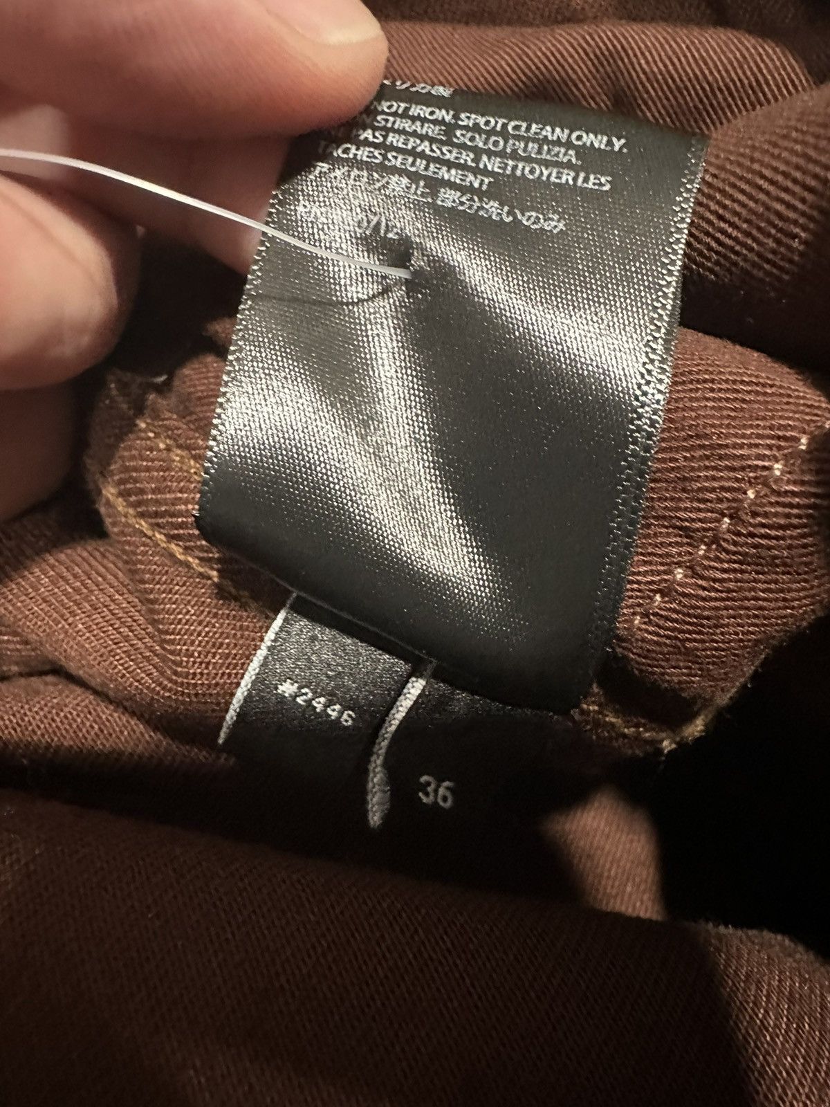 Amiri AMIRI WORKMAN BROWN JEANS Size US 36 / EU 52 - 5 Thumbnail