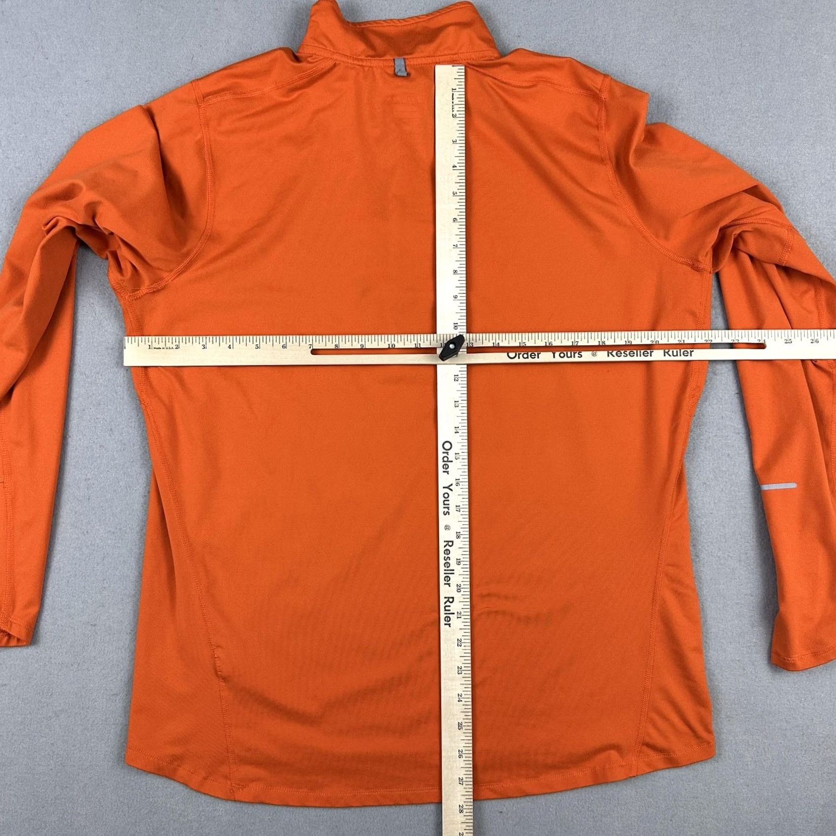 Nike Nike Dri-FIT Element Pullover Shirt Men L Orange Running Half Zip Long Sleeve Crew Mock Neck Active Lauf Size US L / EU 52-54 / 3 - 5 Thumbnail