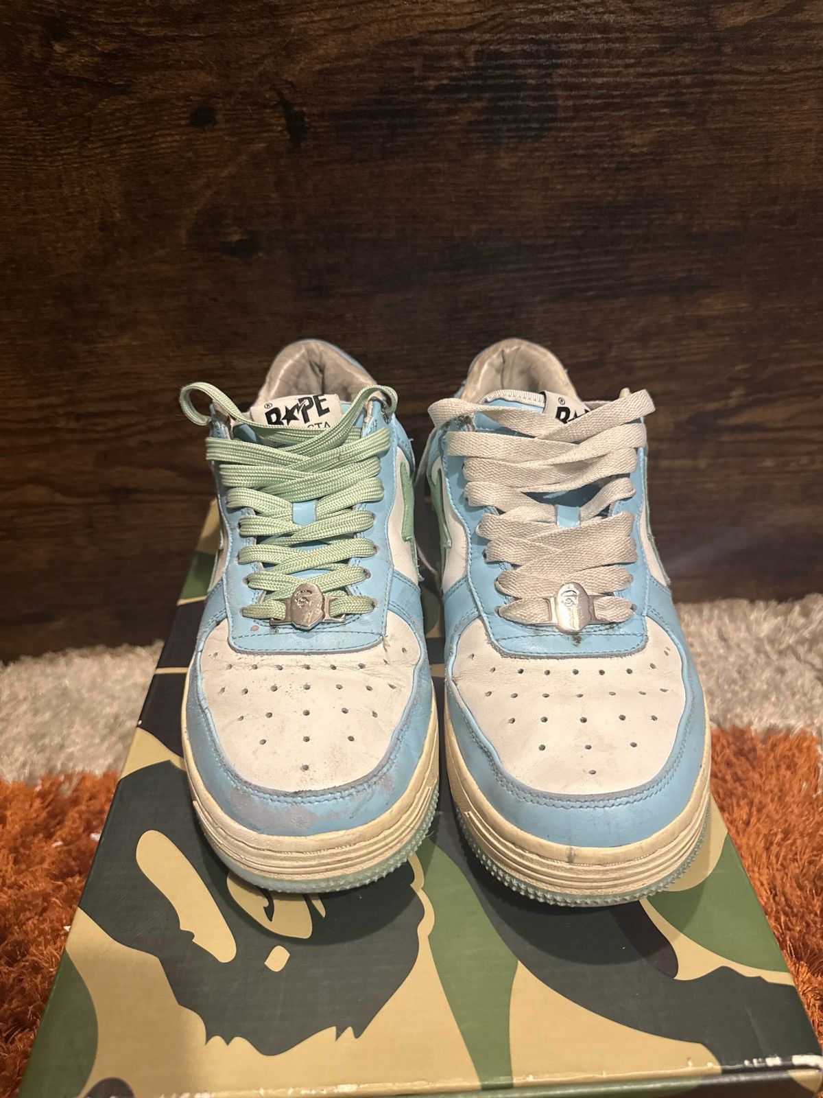 Bape Bape sta low m2 It blue Size US 9 / EU 42 - 3 Thumbnail