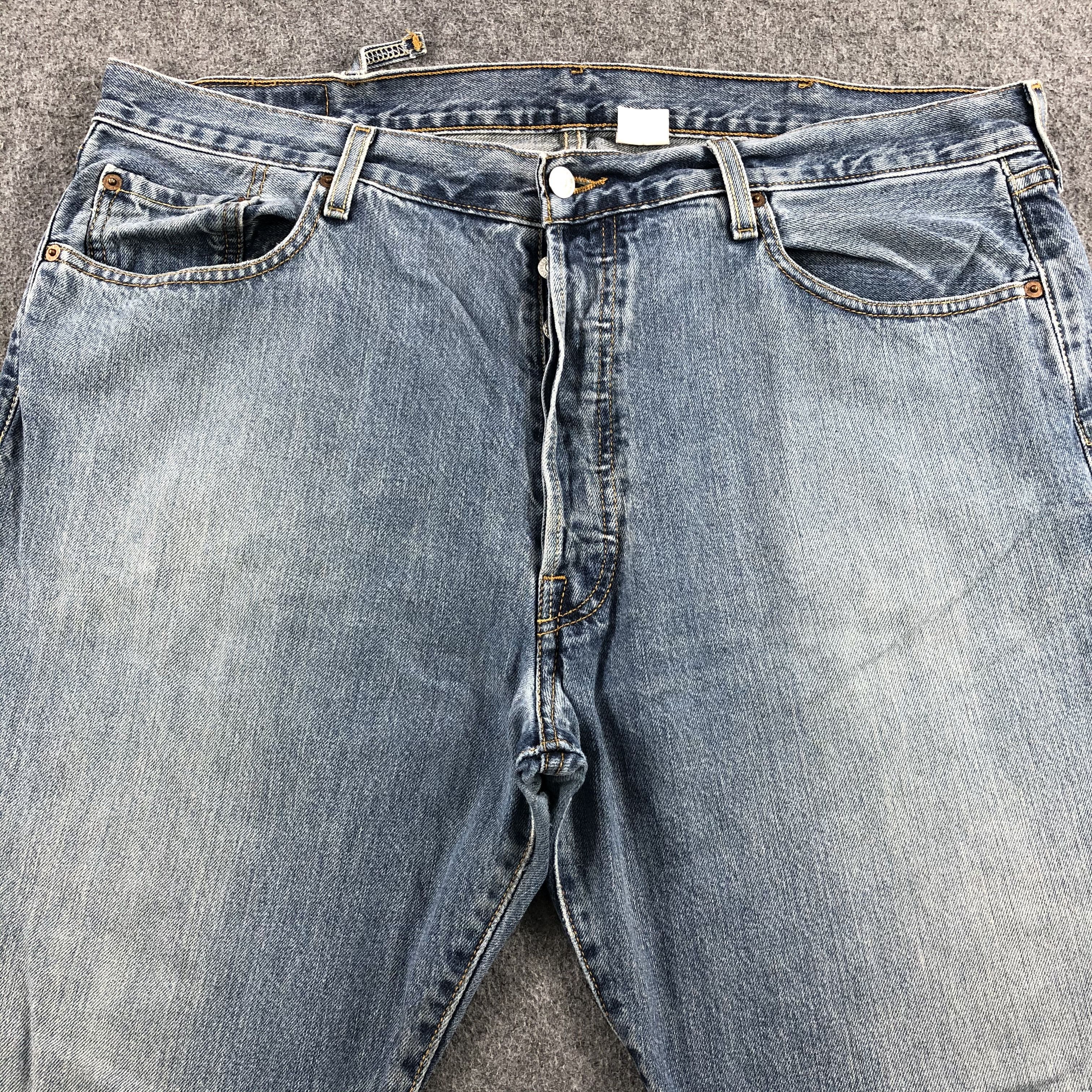 Levi's Vintage 90s Blue Wash Levis 501 Jeans-J1467 Size US 40 / EU 56 - 3 Thumbnail