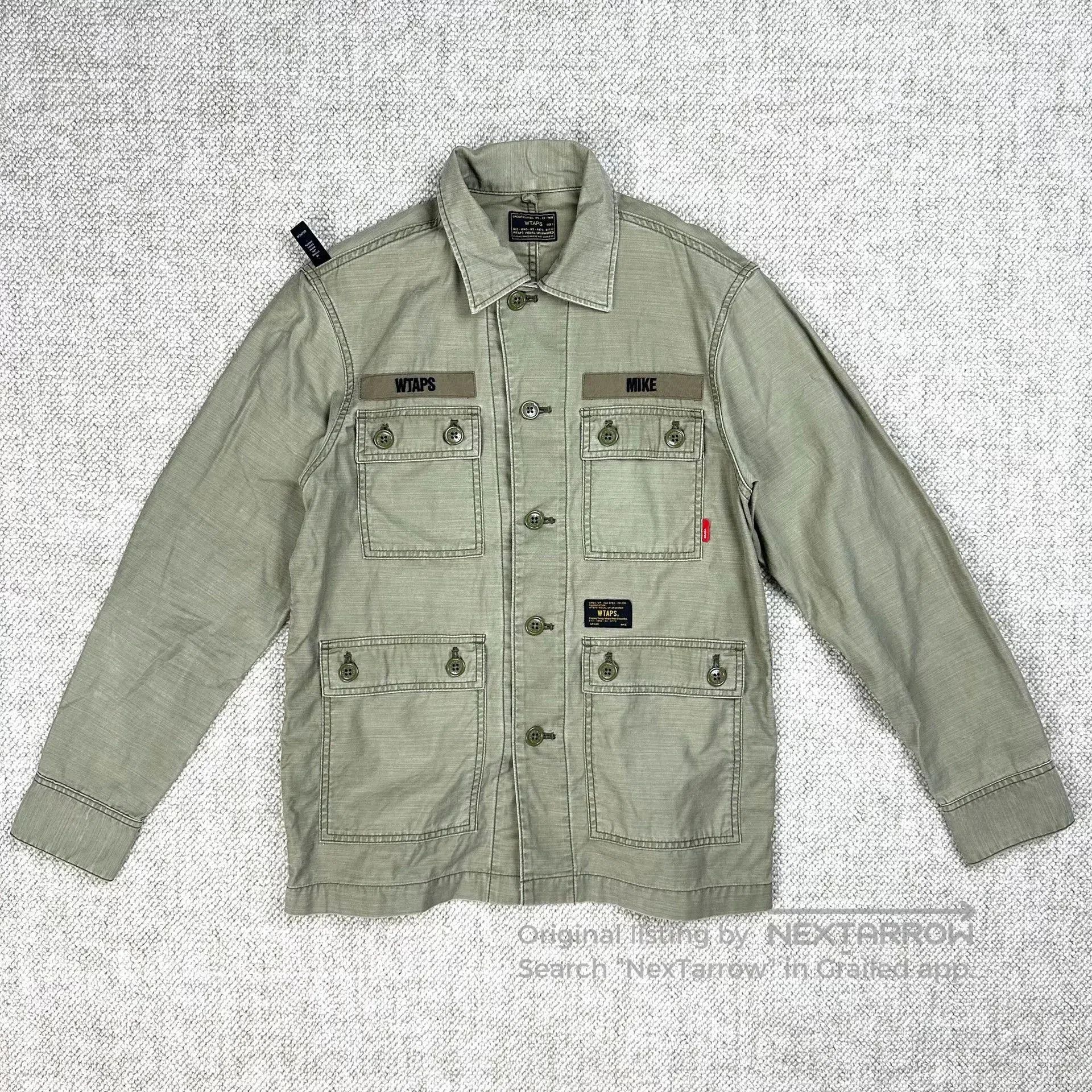 Wtaps WTAPS Olive Green Long Sleeve Shirt. Size US M / EU 48-50 / 2 - 1 Thumbnail