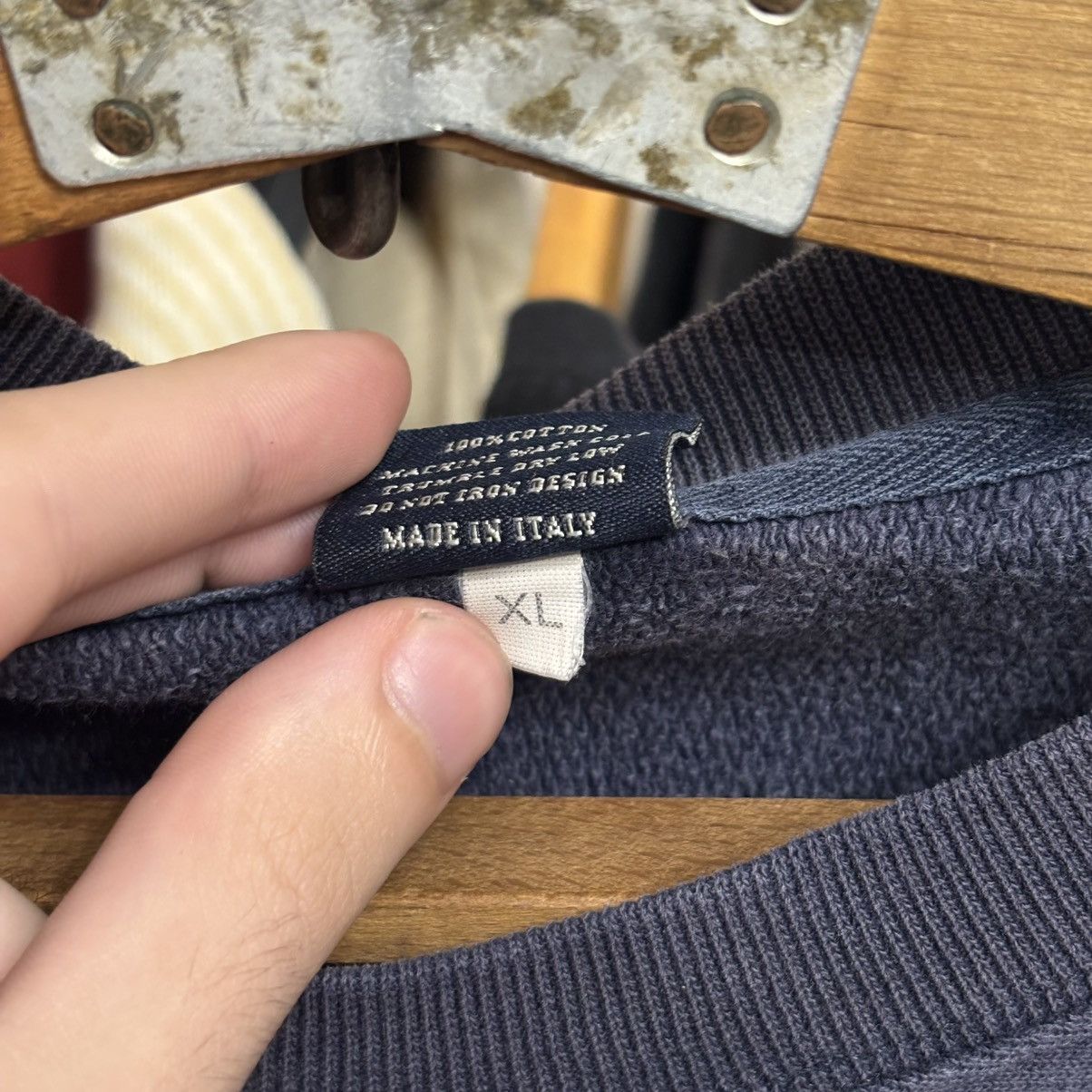 Vintage Vintage 90’s Faded Cortez 99 Sweatshirt F&M Italy Grunge Size US XL / EU 56 / 4 - 6 Thumbnail