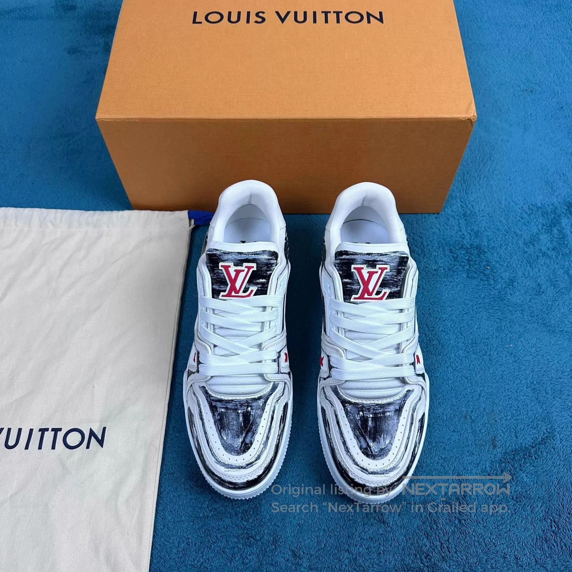 Louis Vuitton Multi-Color Low-Top Sneakers Size 8. Size US 8 / EU 41 - 1 Thumbnail