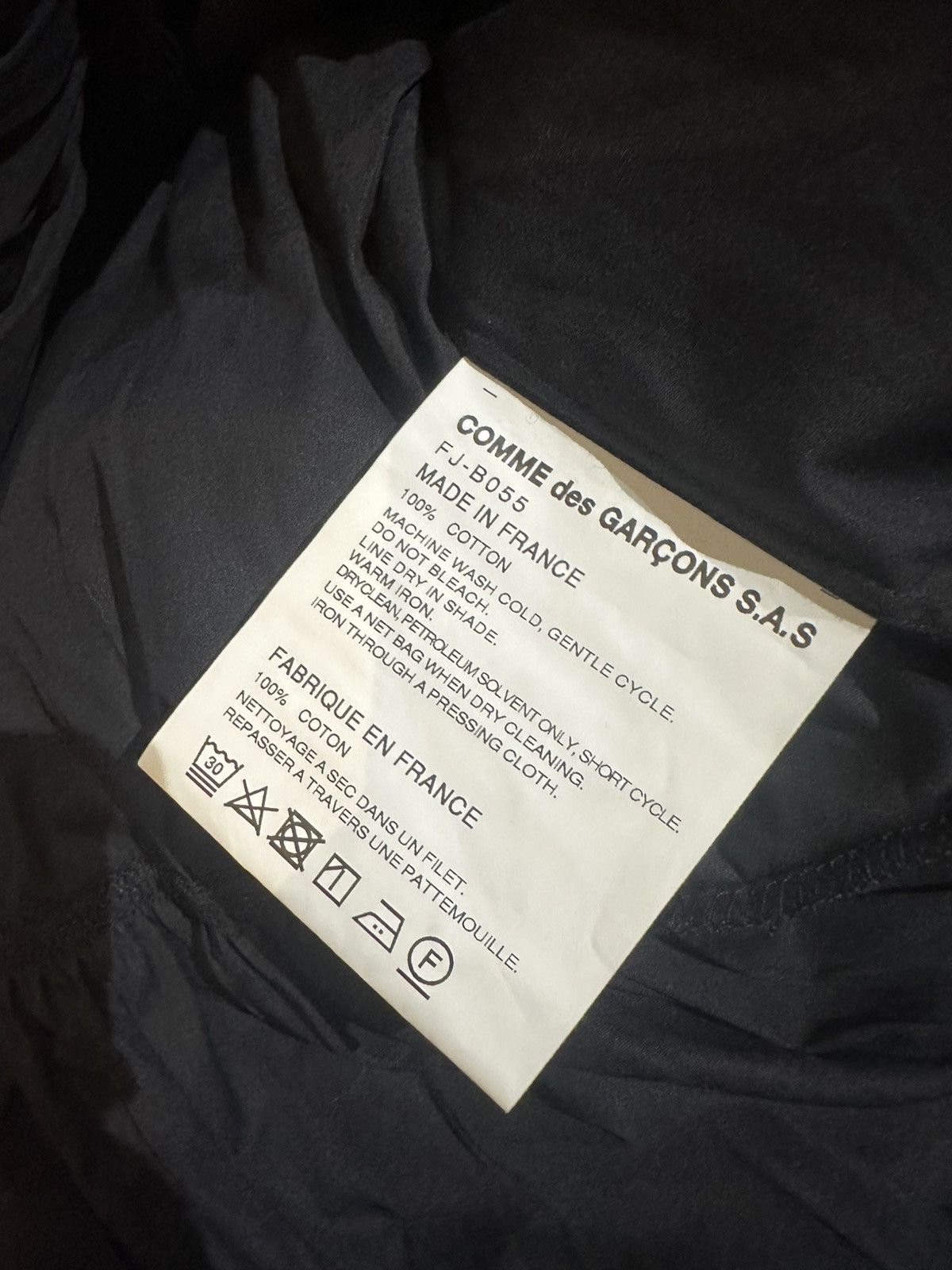 Comme des Garcons SHIRT CDG Long Sleeve Button Up Shirt w/ Pleated Skirt Size US L / EU 52-54 / 3 - 5 Thumbnail