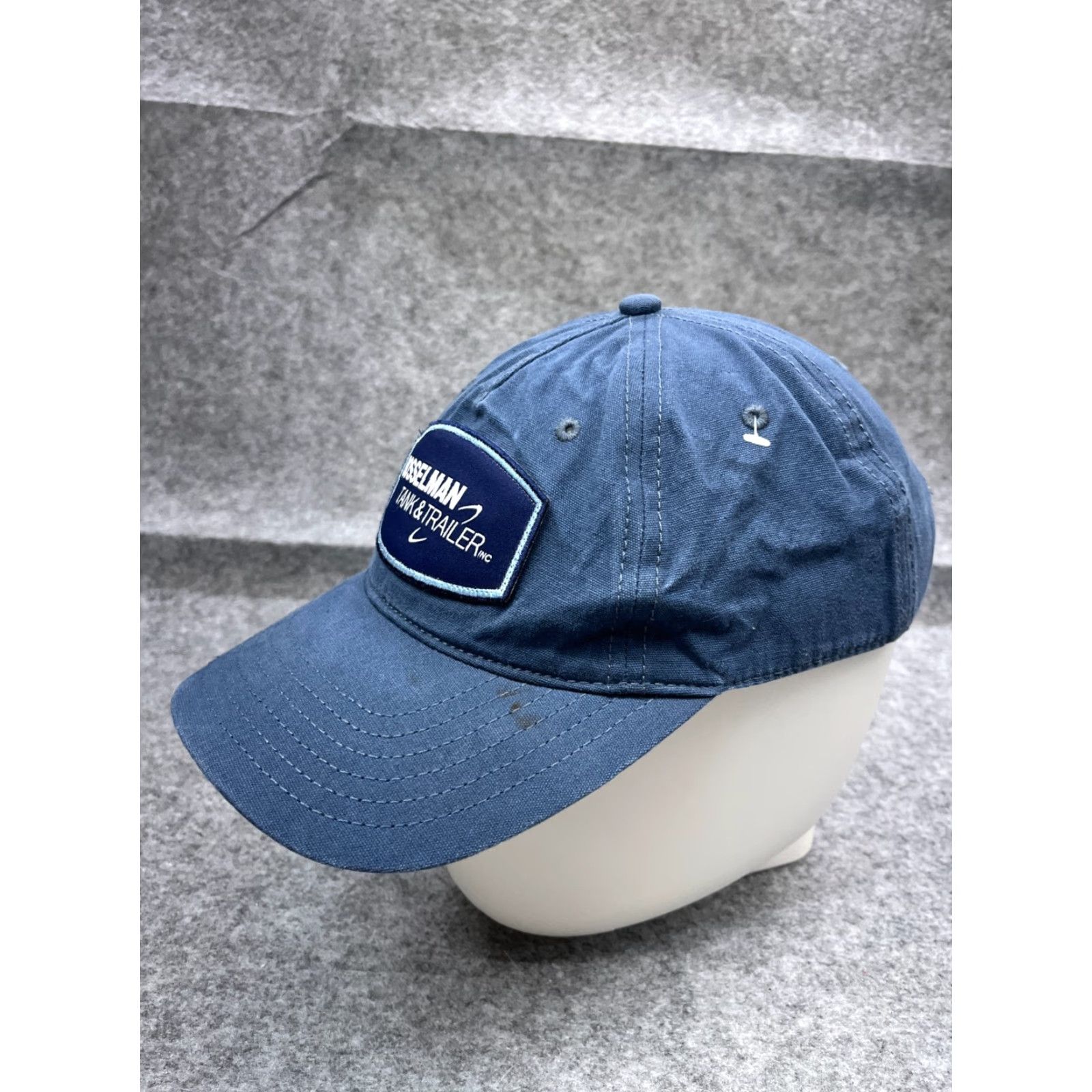 Vintage Richardson Bosselman Tank & Trailer Hat Cap Strap Back One Size Blue 100% Cotton Twill Men Adjustable Baseball Cap Size ONE SIZE - 4 Thumbnail