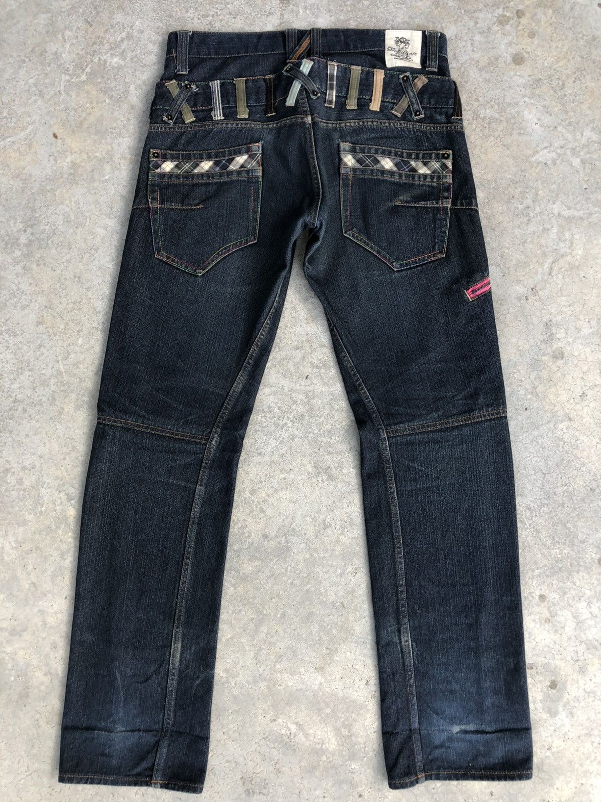 Hysteric Glamour Dominate Handcrafted Double Waist Distressed Jeans Size US 33 - 2 Thumbnail