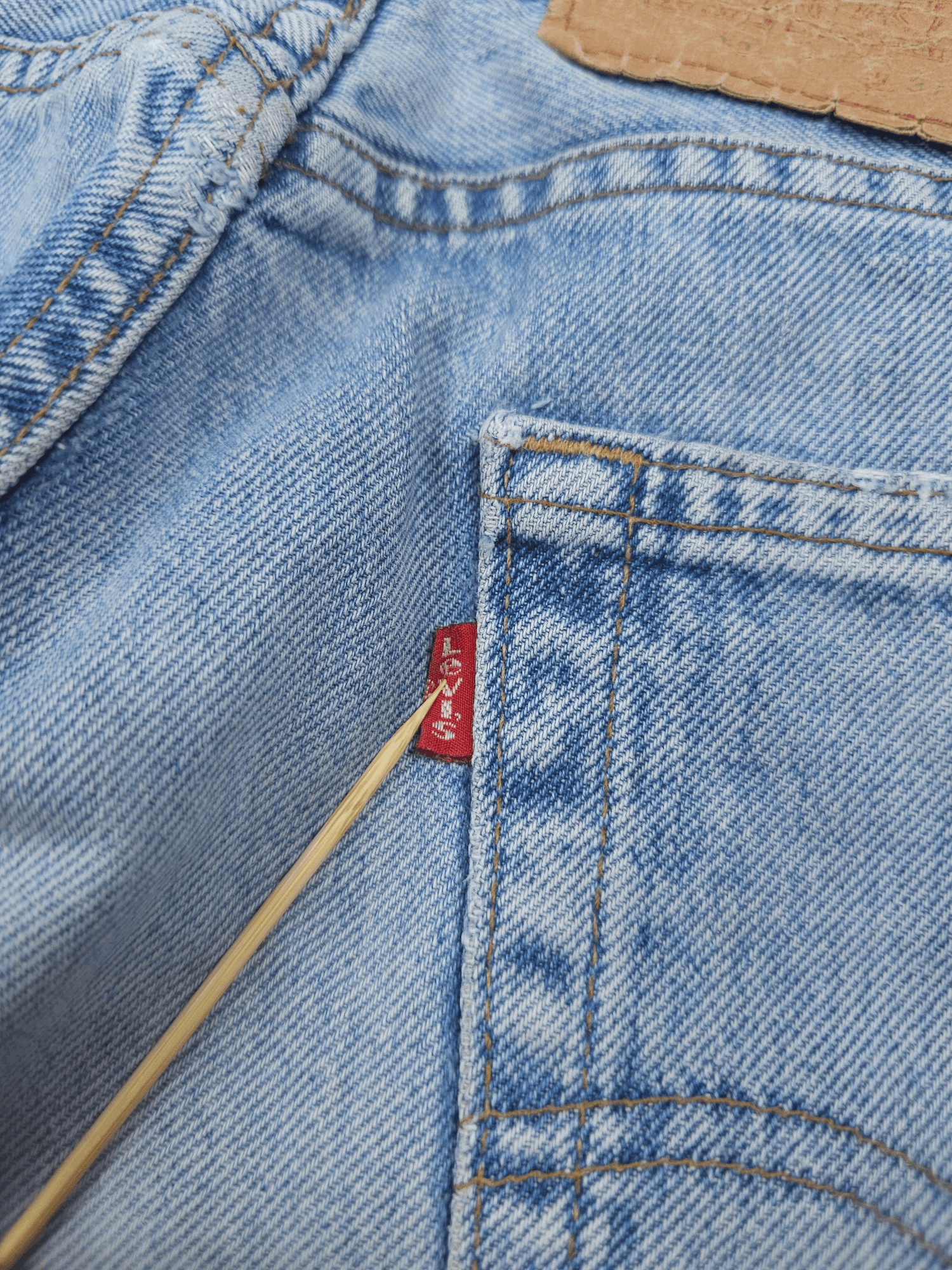 Levi's × Levi's Vintage Clothing 💎 Size 31/30 Vintage 90's Levi's 586 Straight Jeans Y2K Size US 31 - 10 Thumbnail