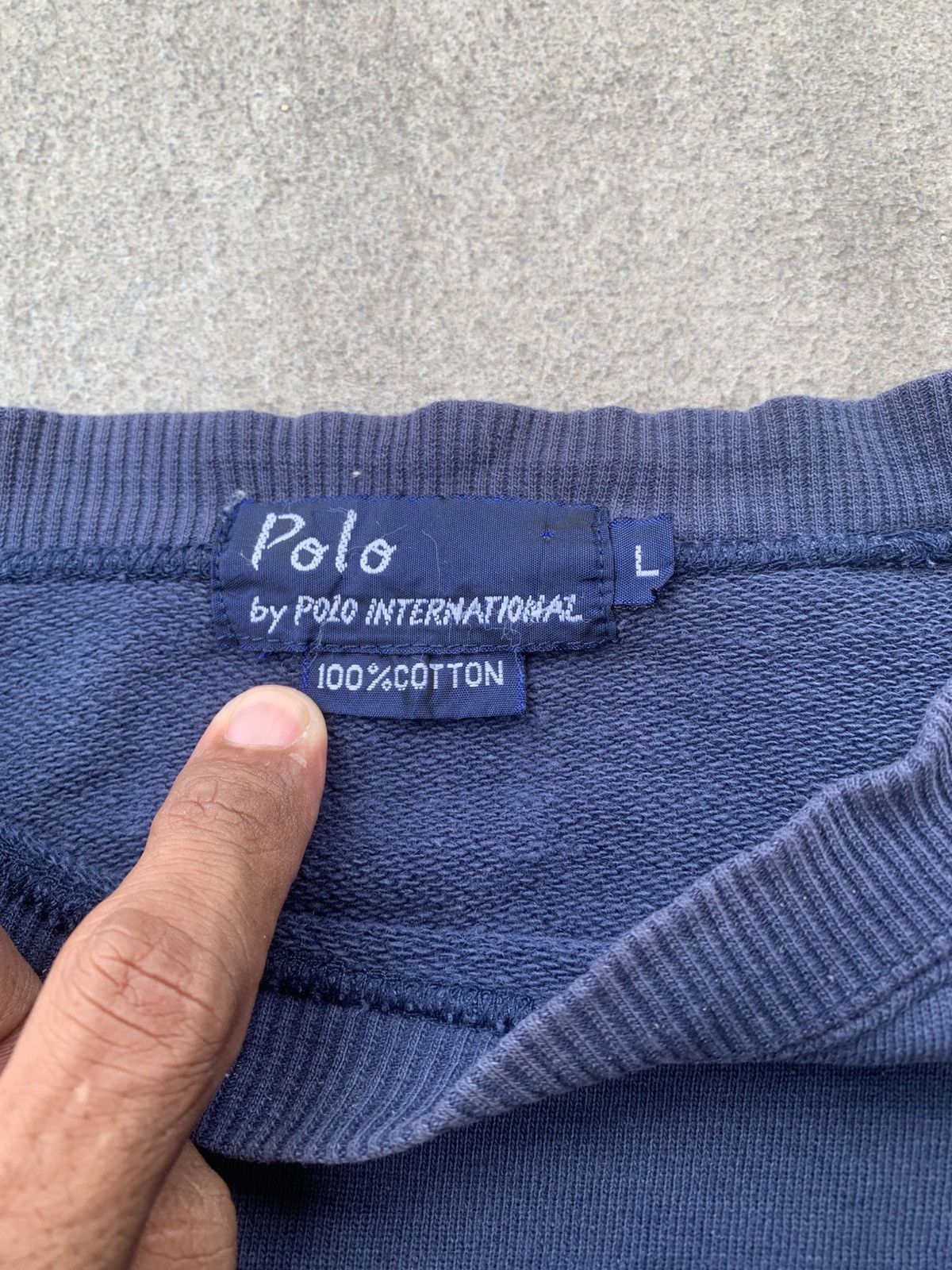 Vintage Vintage Polo Sweatshirt Size US L / EU 52-54 / 3 - 4 Thumbnail