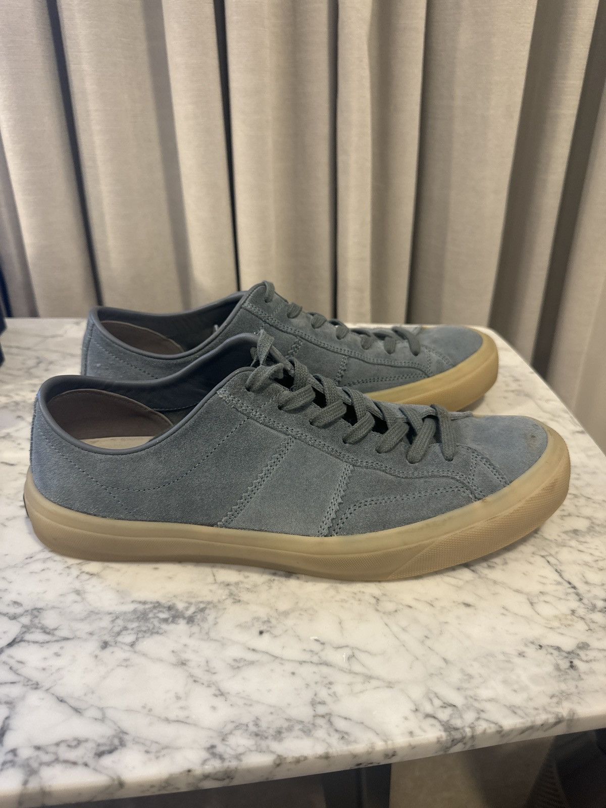 Tom Ford Tom ford men’s suede sneakers Size US 10 / EU 43 - 4 Thumbnail