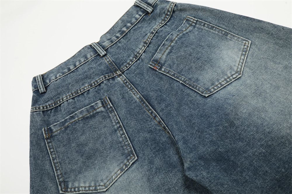 Vintage Washed men's embroidered sausage puppy machete jeans y2k Size US 32 / EU 48 - 5 Thumbnail