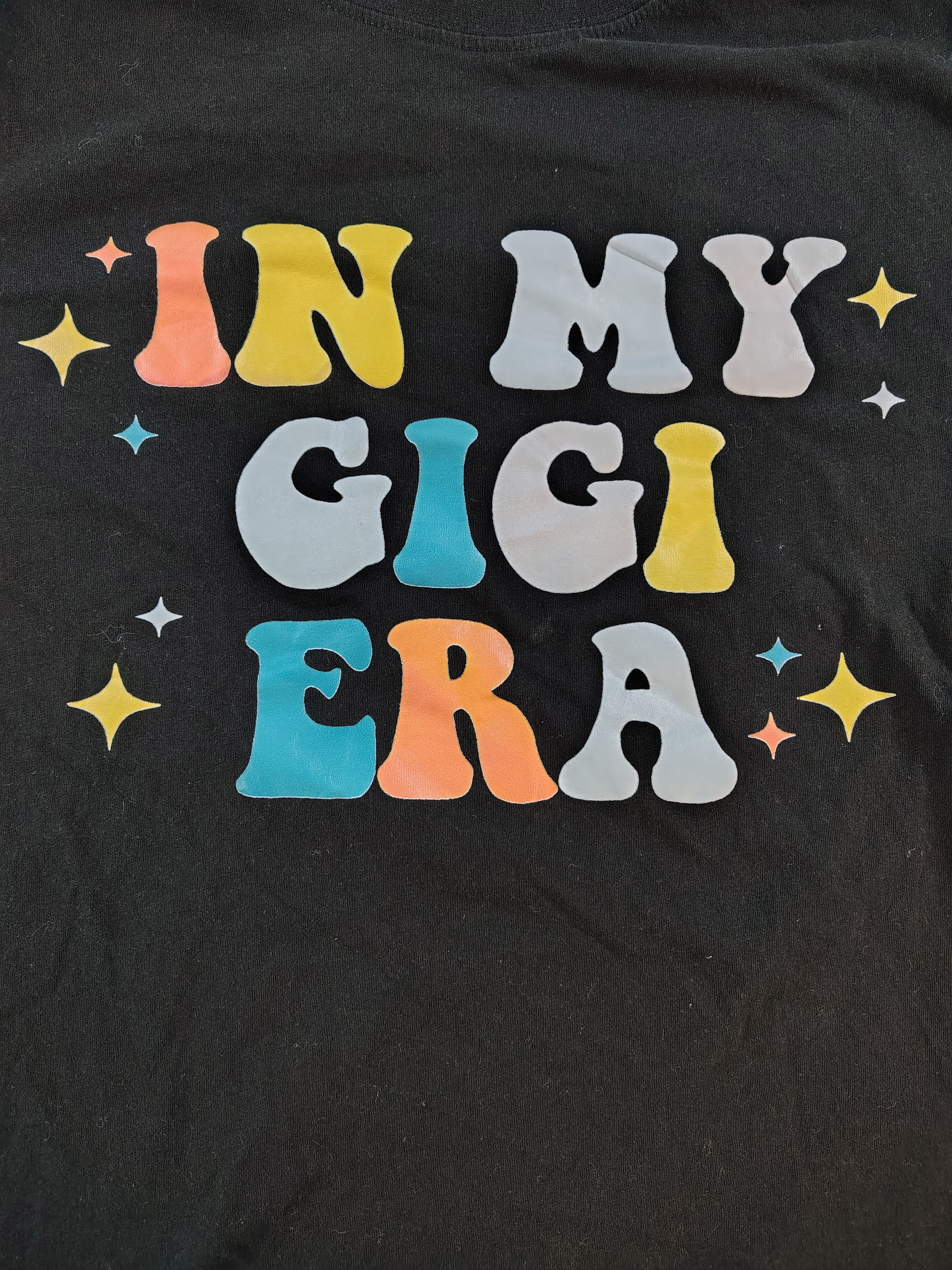 Other Women's Black Large In My Gigi Era Graphic T-Shirt Size L / US 10 / IT 46 - 2 Thumbnail