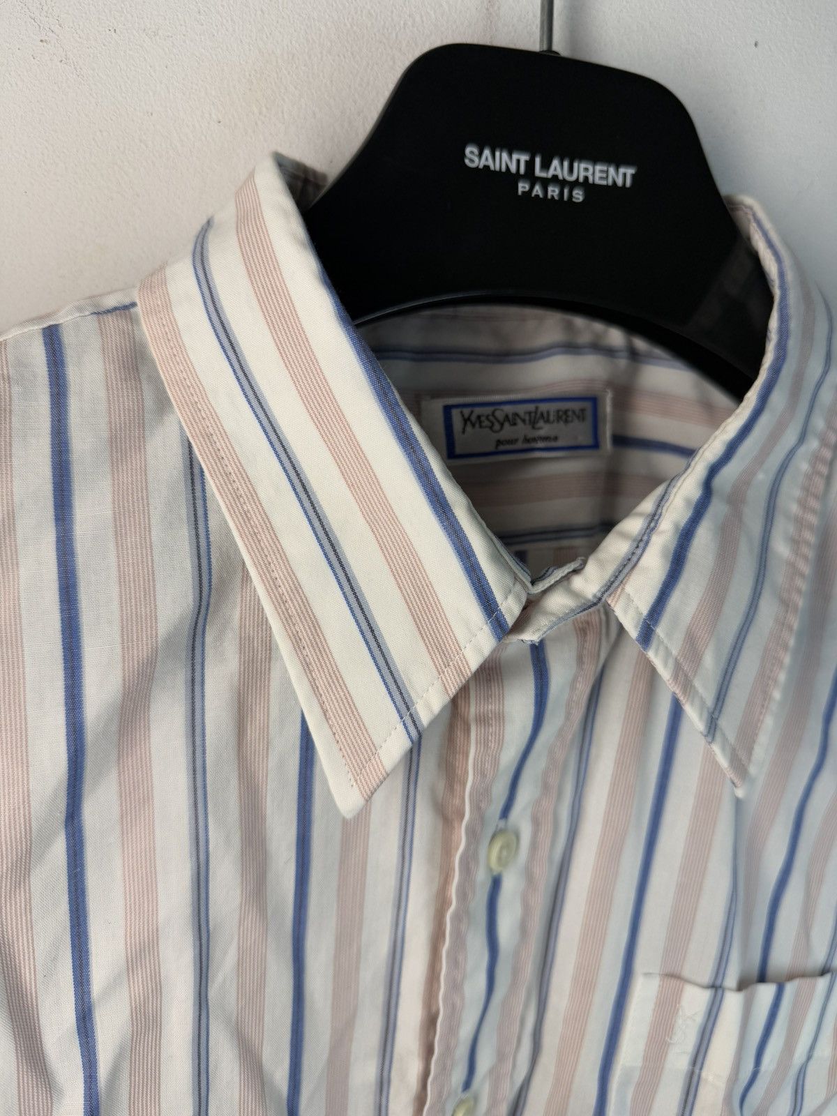 Yves Saint Laurent Super Soft YSL Shirt Summer 90s w/ Logo Size US XL / EU 56 / 4 - 7 Thumbnail