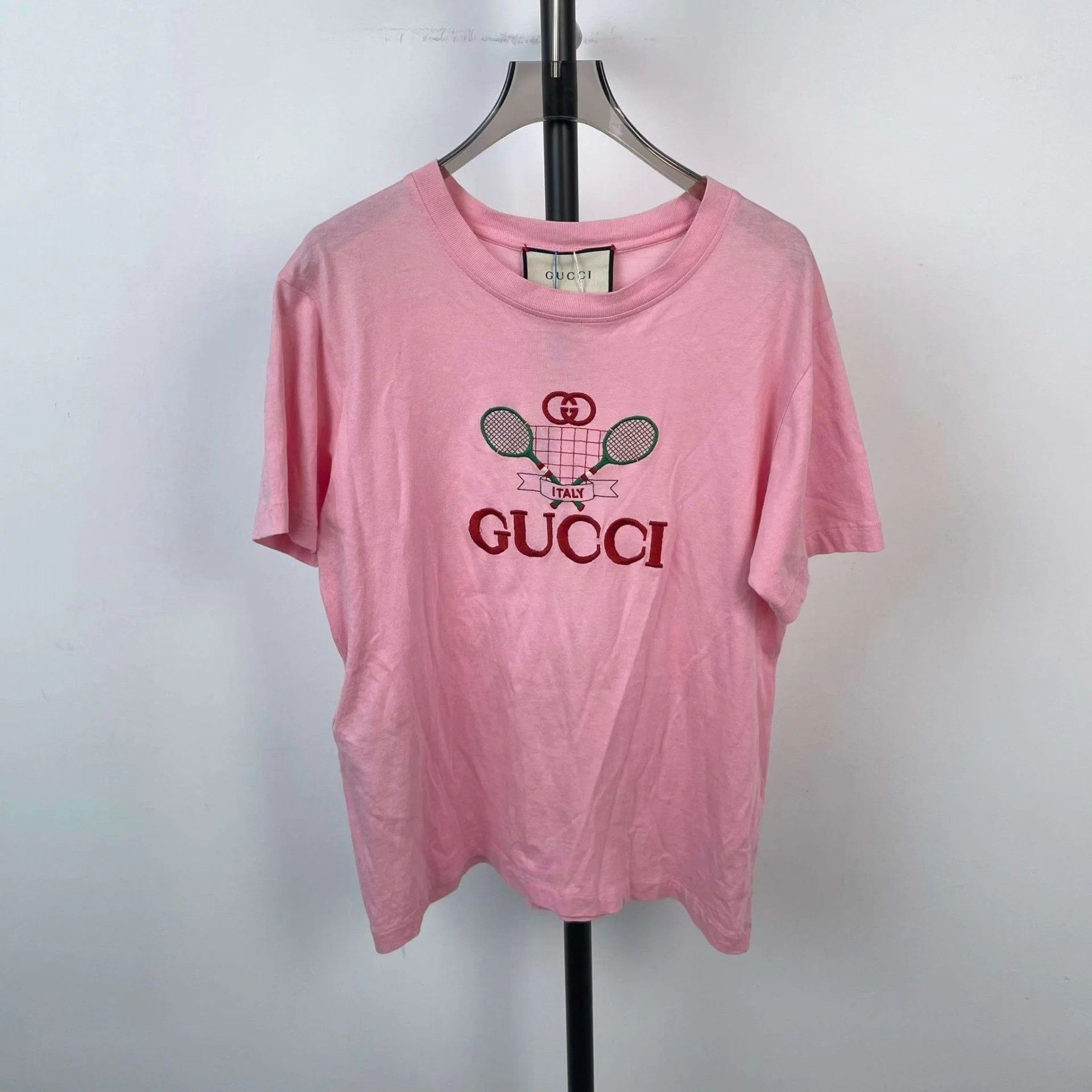 Gucci Gucci Pink Short-Sleeve Tee Size S / US 4 / IT 40 - 1 Thumbnail