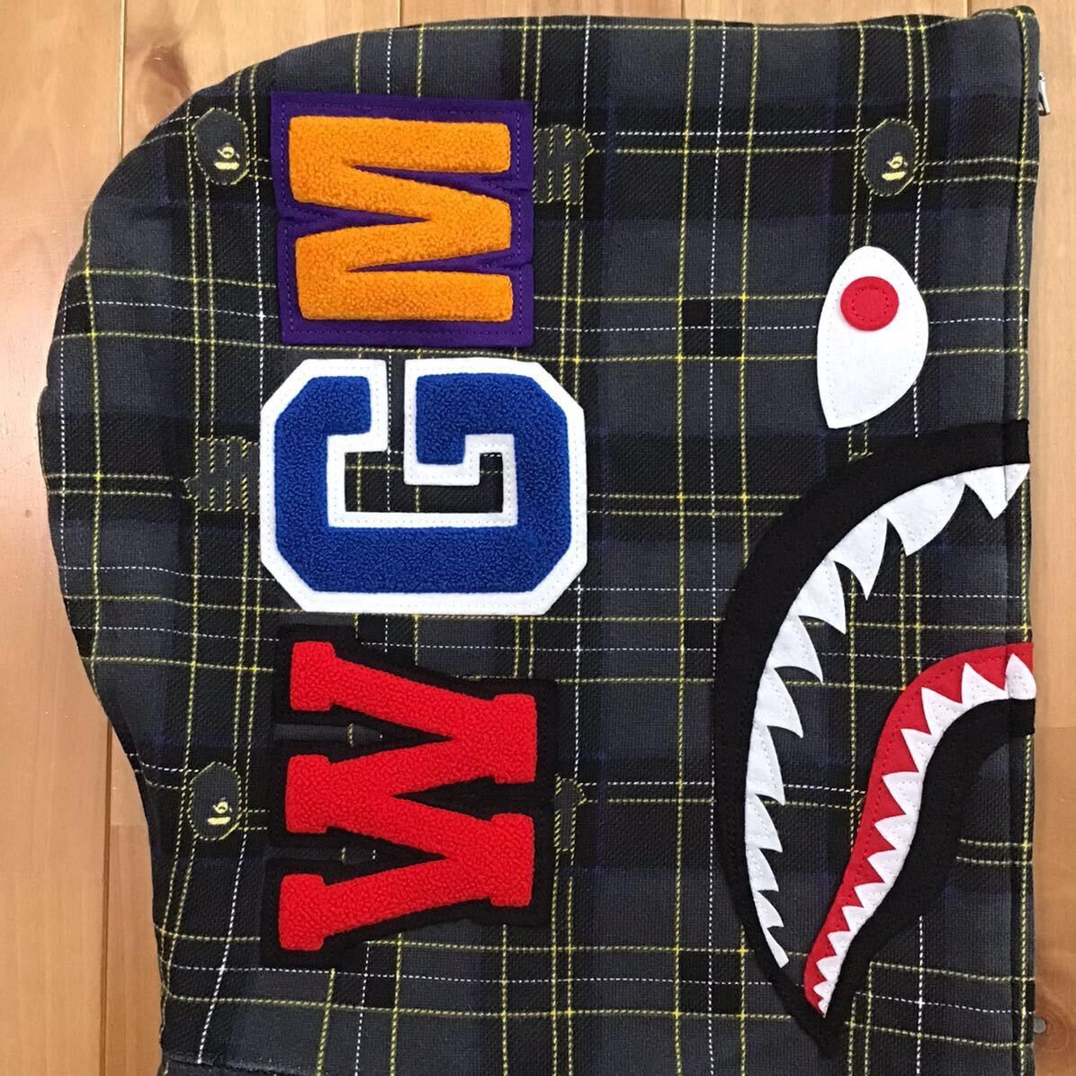 Bape × Undefeated BAPE × Undefeated Check shark full zip hoodie a bathing ape Size US L / EU 52-54 / 3 - 5 Thumbnail