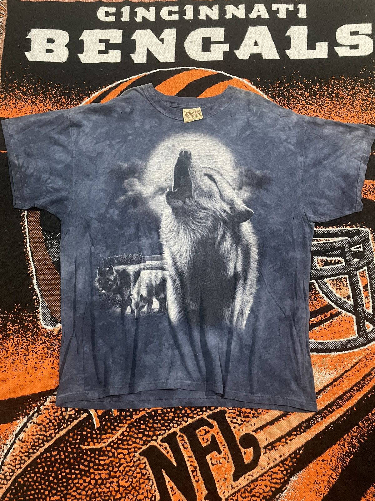 The Mountain Vintage The Mountain Wolf Tie-Dye T-shirt Size US XL / EU 56 / 4 - 1 Thumbnail