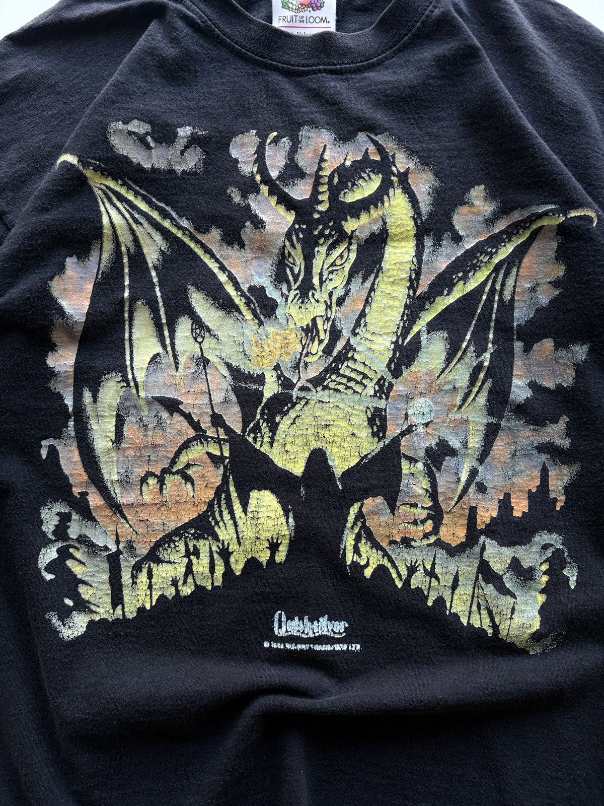 Vintage Vintage 80’s Quicksilver Dragon Tee Size US M / EU 48-50 / 2 - 2 Thumbnail