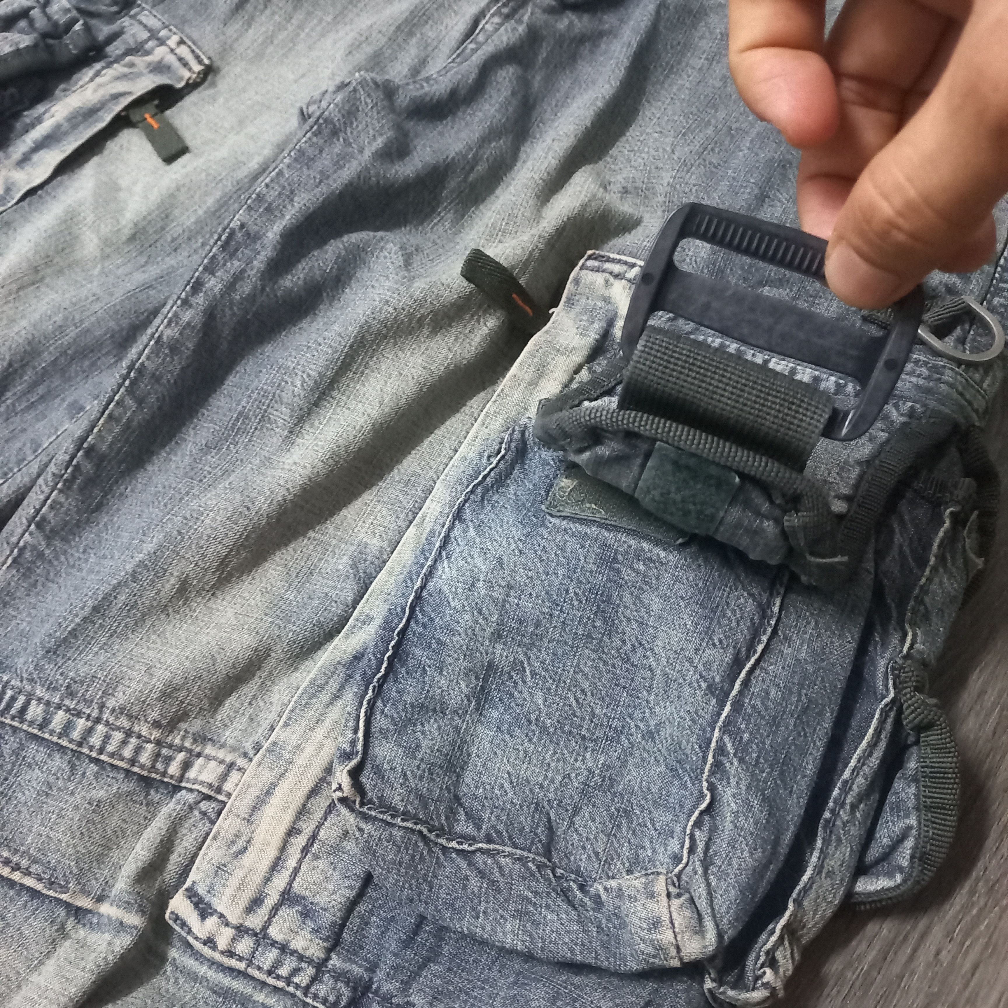 Designer × Japanese Brand Multi pocket baggy jeans Size 31" - 7 Thumbnail